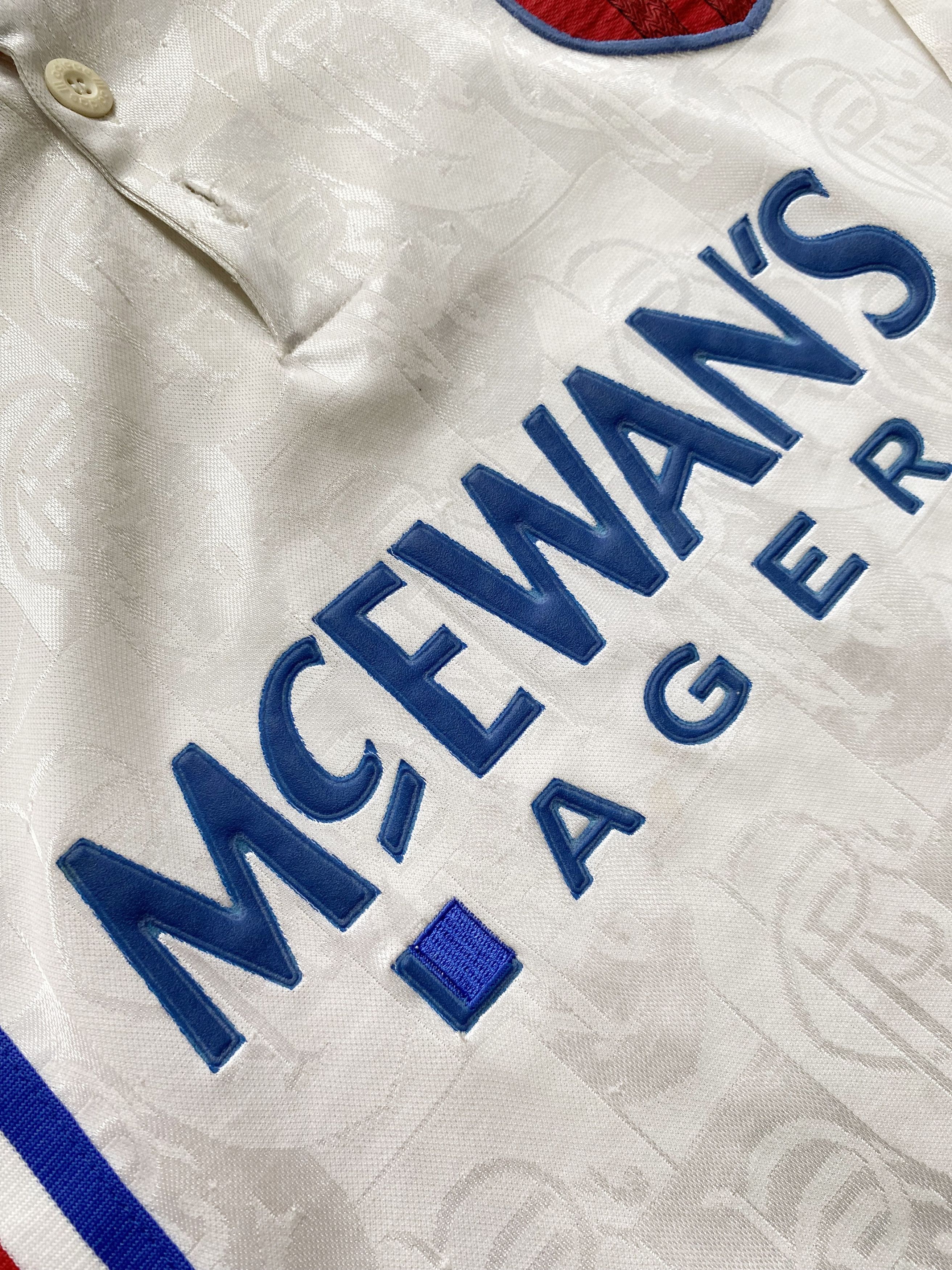 Adidas × Vintage Glasgow Rangers 1996 Away Paul Gascoigne #8 Vintage Rare Size US L / EU 52-54 / 3 - 4 Thumbnail