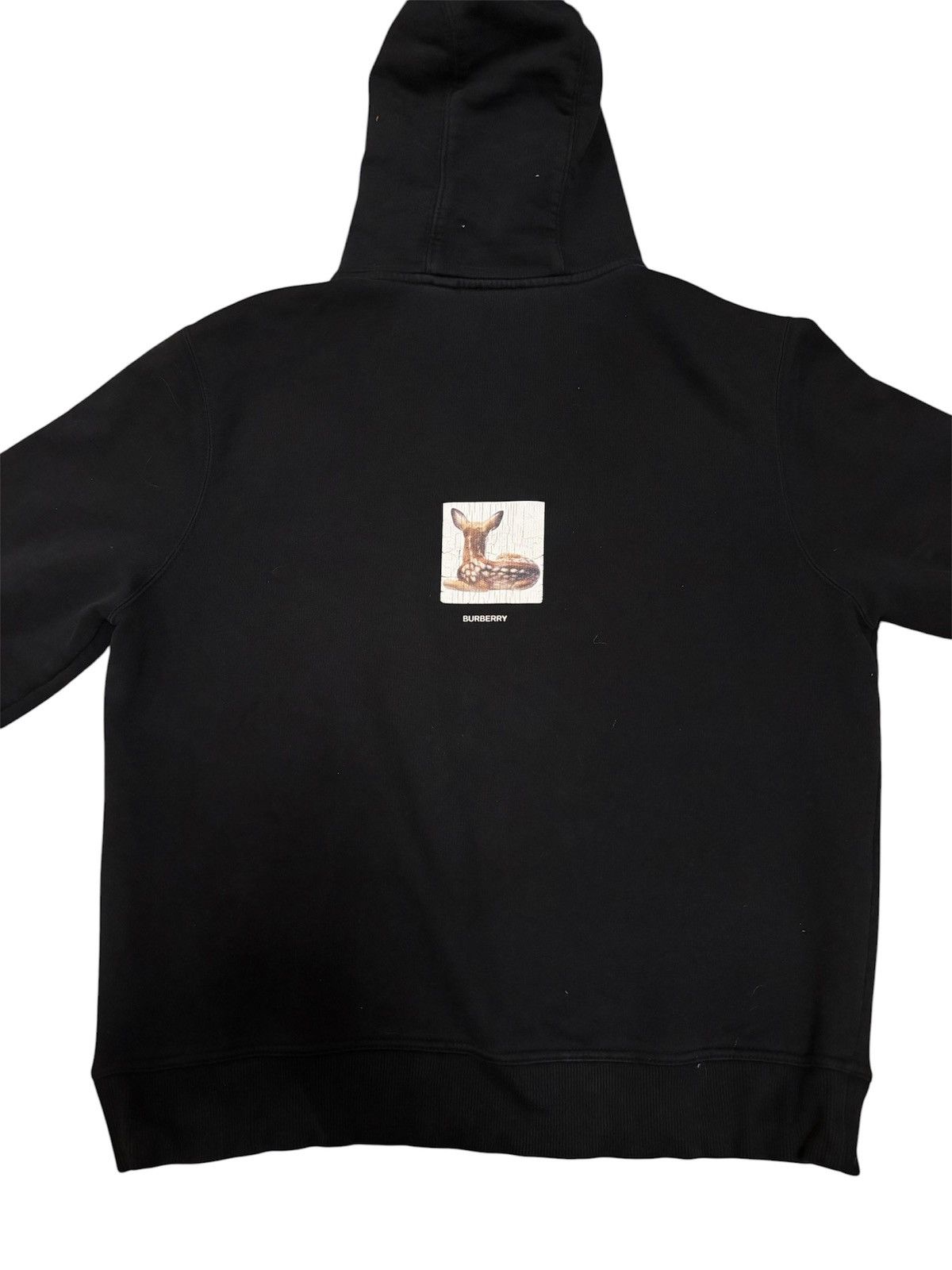 Burberry Burberry Deer Graphic Pullover Hoodie Black Size US L / EU 52-54 / 3 - 8 Thumbnail