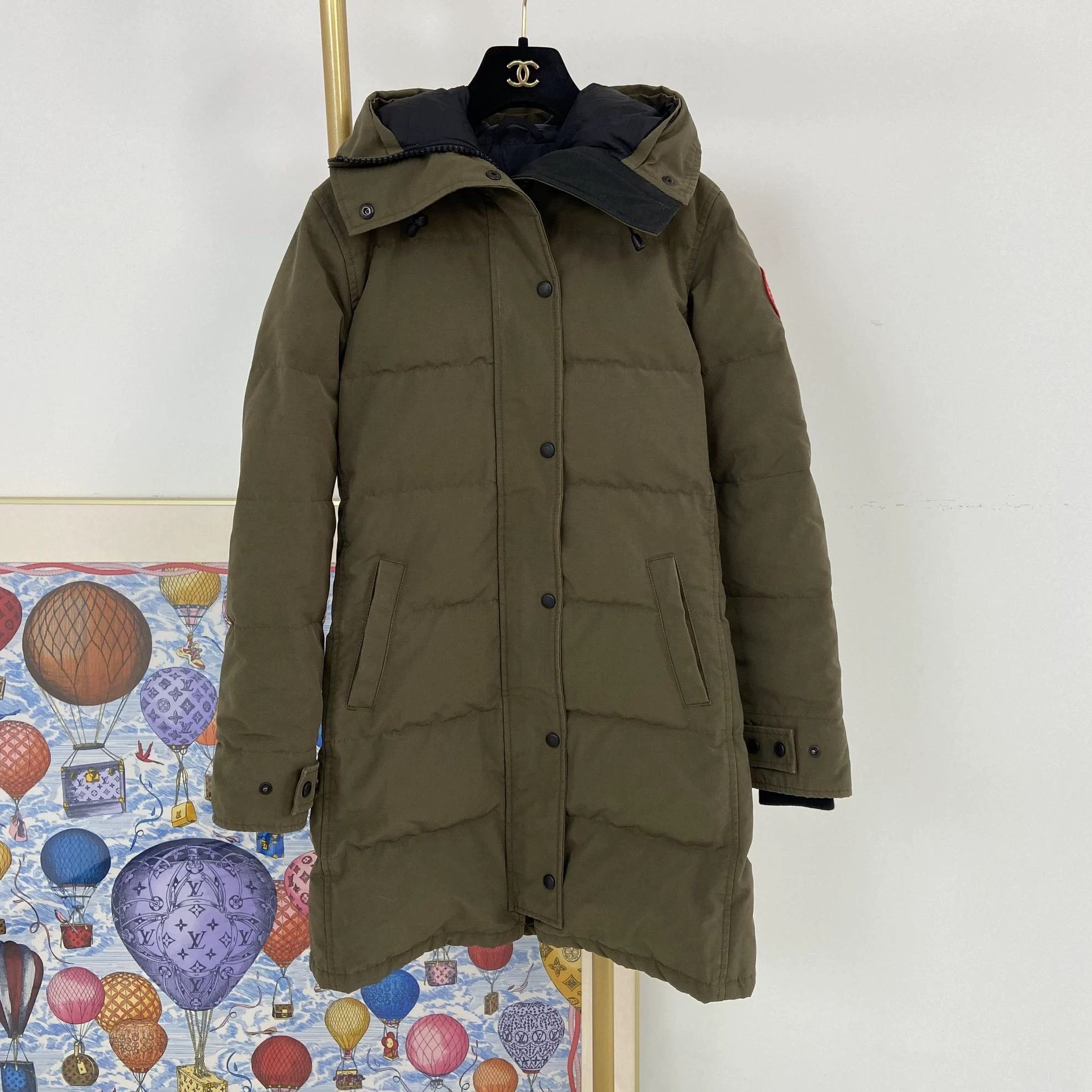 Canada Goose Canada Goose Shelburne White Duck Down Hooded Long Size XS / US 0-2 / IT 36-38 - 1 Thumbnail