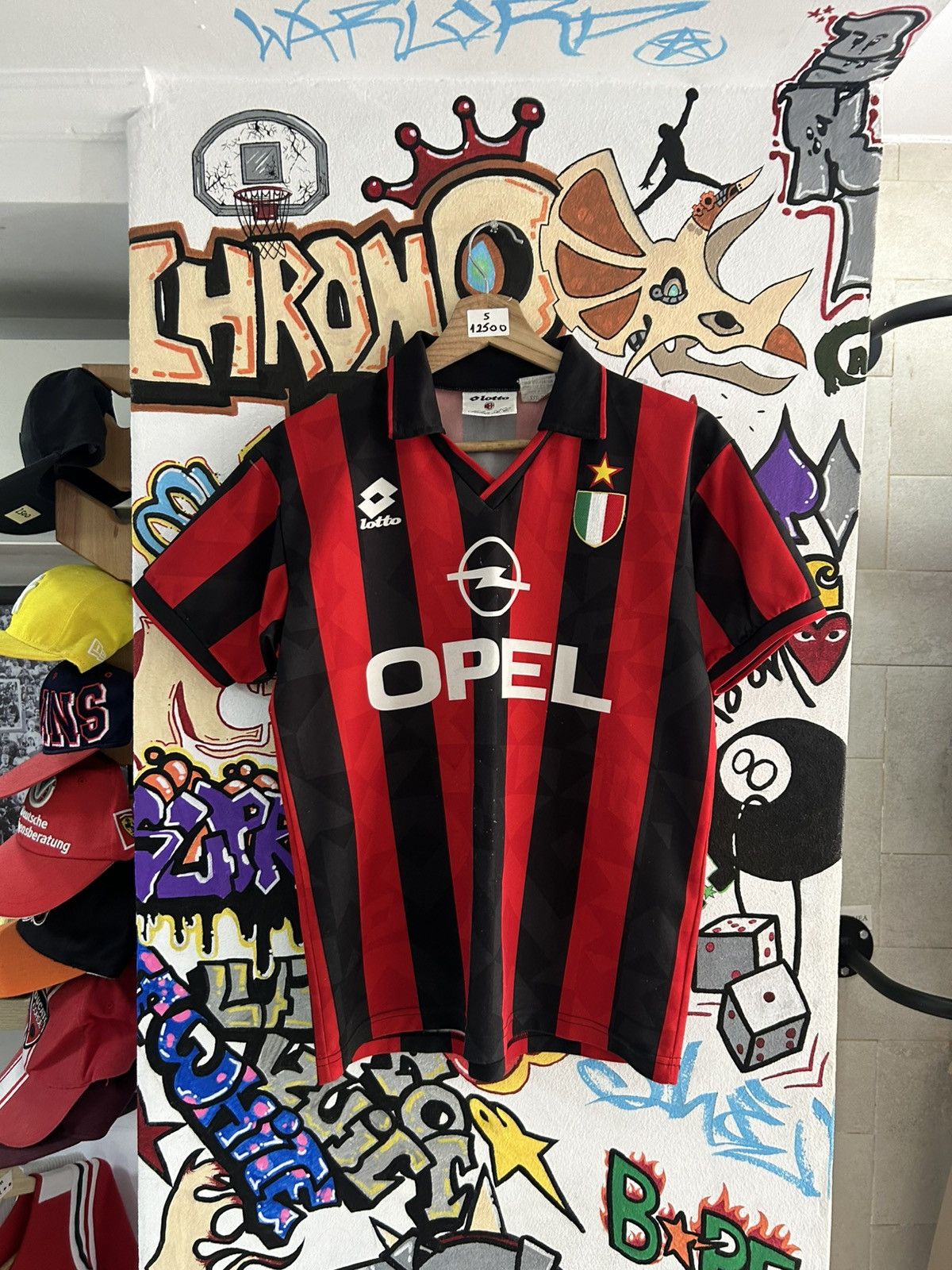Lotto Sport Milan 1994/96 Home Kit Jersey Size US S / EU 44-46 / 1 - 1 Thumbnail