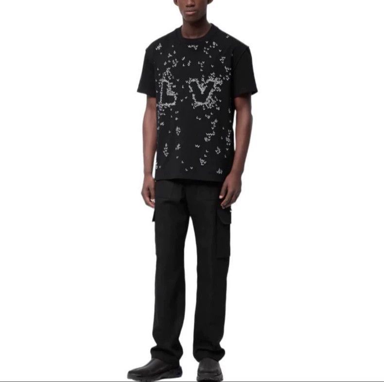 Louis Vuitton Louis Vuitton Black Small Plane Short Sleeve T-shirt Size US L / EU 52-54 / 3 - 5 Thumbnail