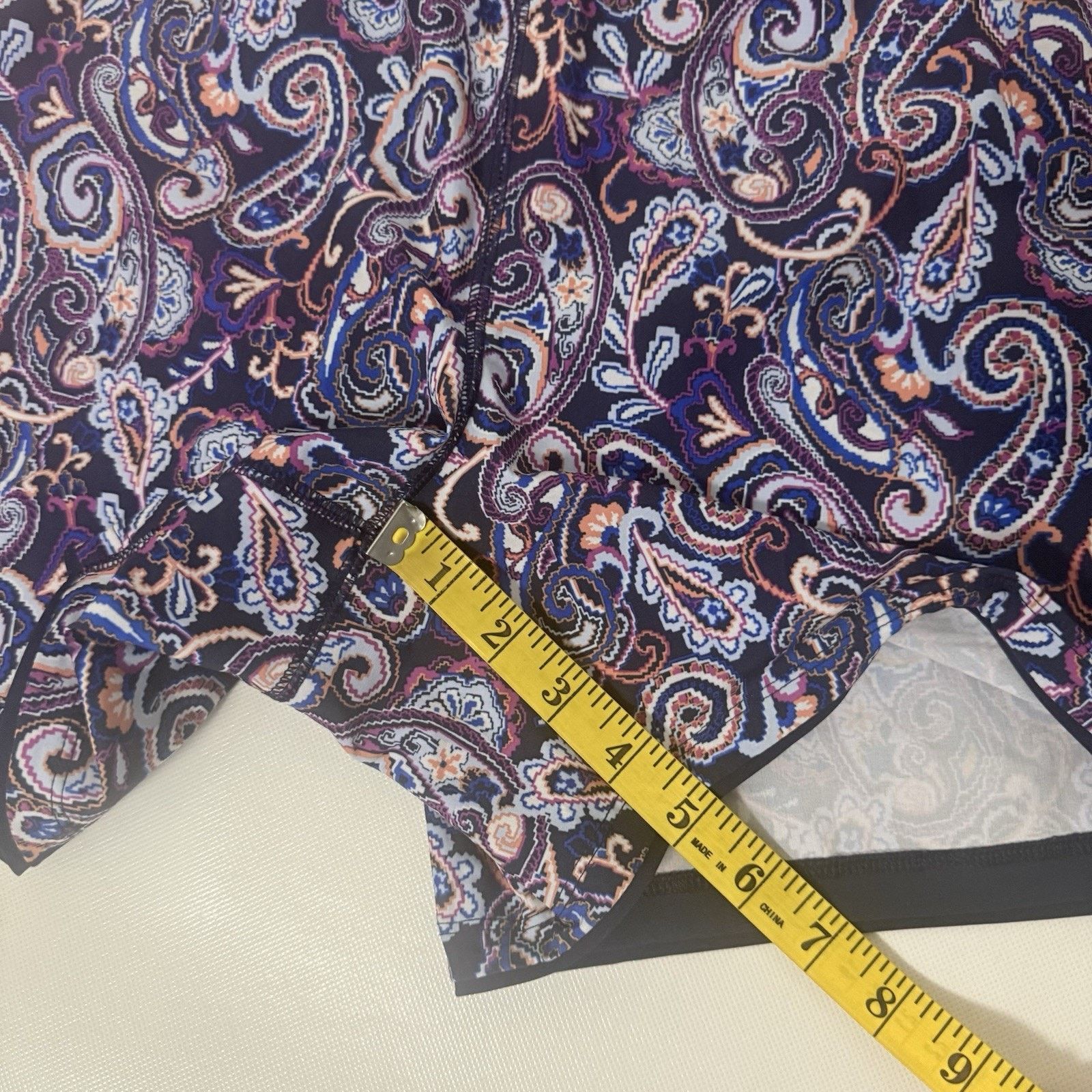 Lands' End Lands End Women’s 5” Board Shorts With Panty Paisley Blue Size XXL / US 16-18 / IT 52-54 - 9 Thumbnail