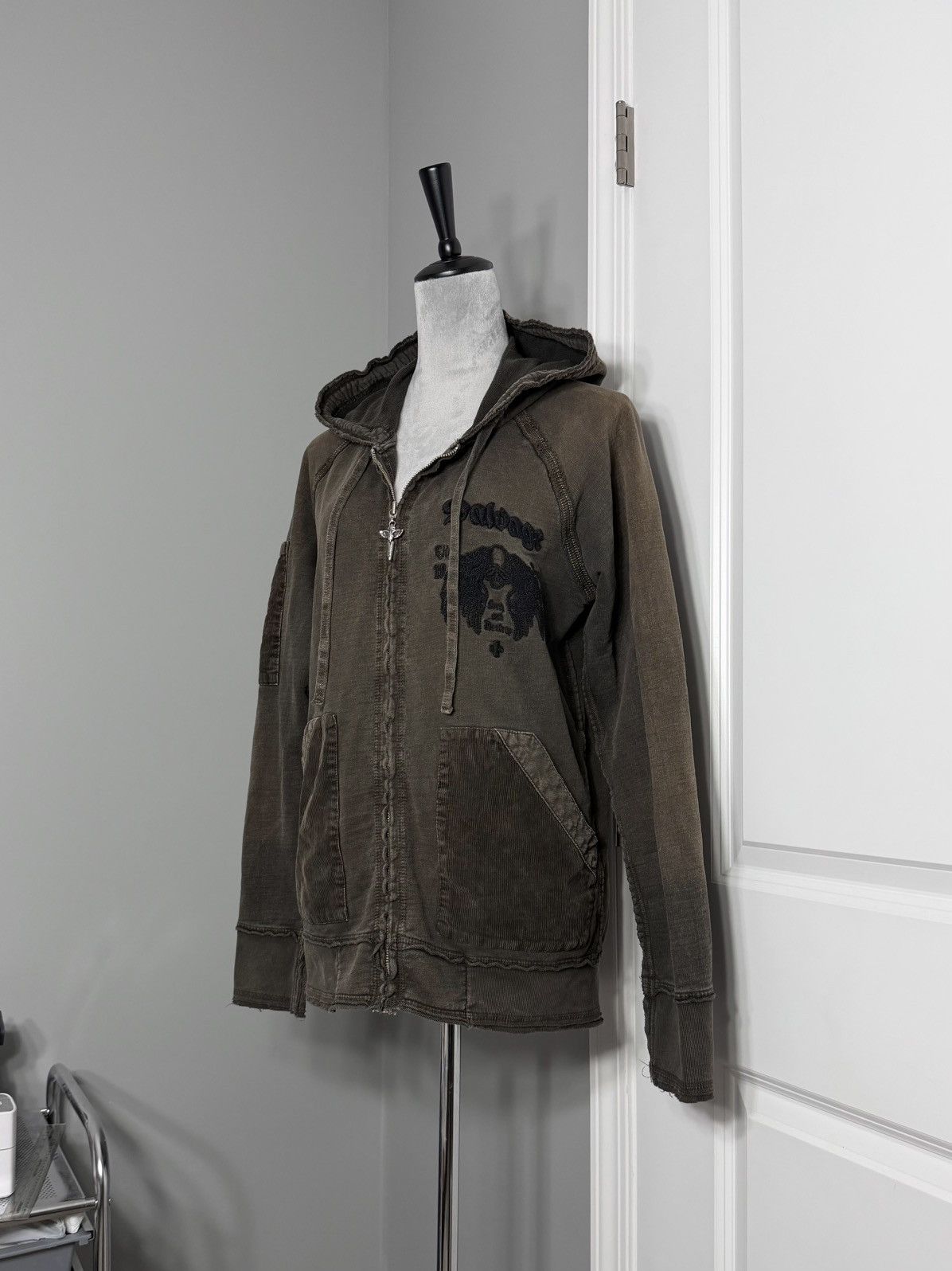Salvage Y2K Salvage Vultures Embroidered Zip Up Hoodie Size US L / EU 52-54 / 3 - 15 Thumbnail