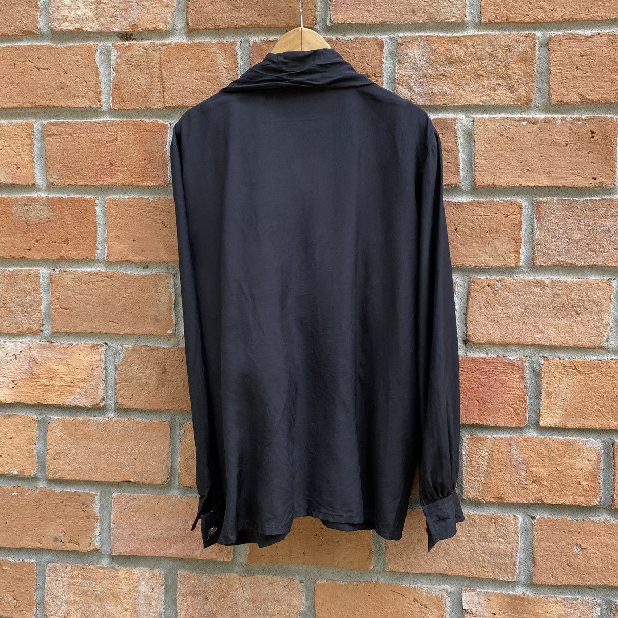 Givenchy GIVENCHY Black Long Sleeve Blouse with Tie Neck Size M / US 6-8 / IT 42-44 - 6 Thumbnail