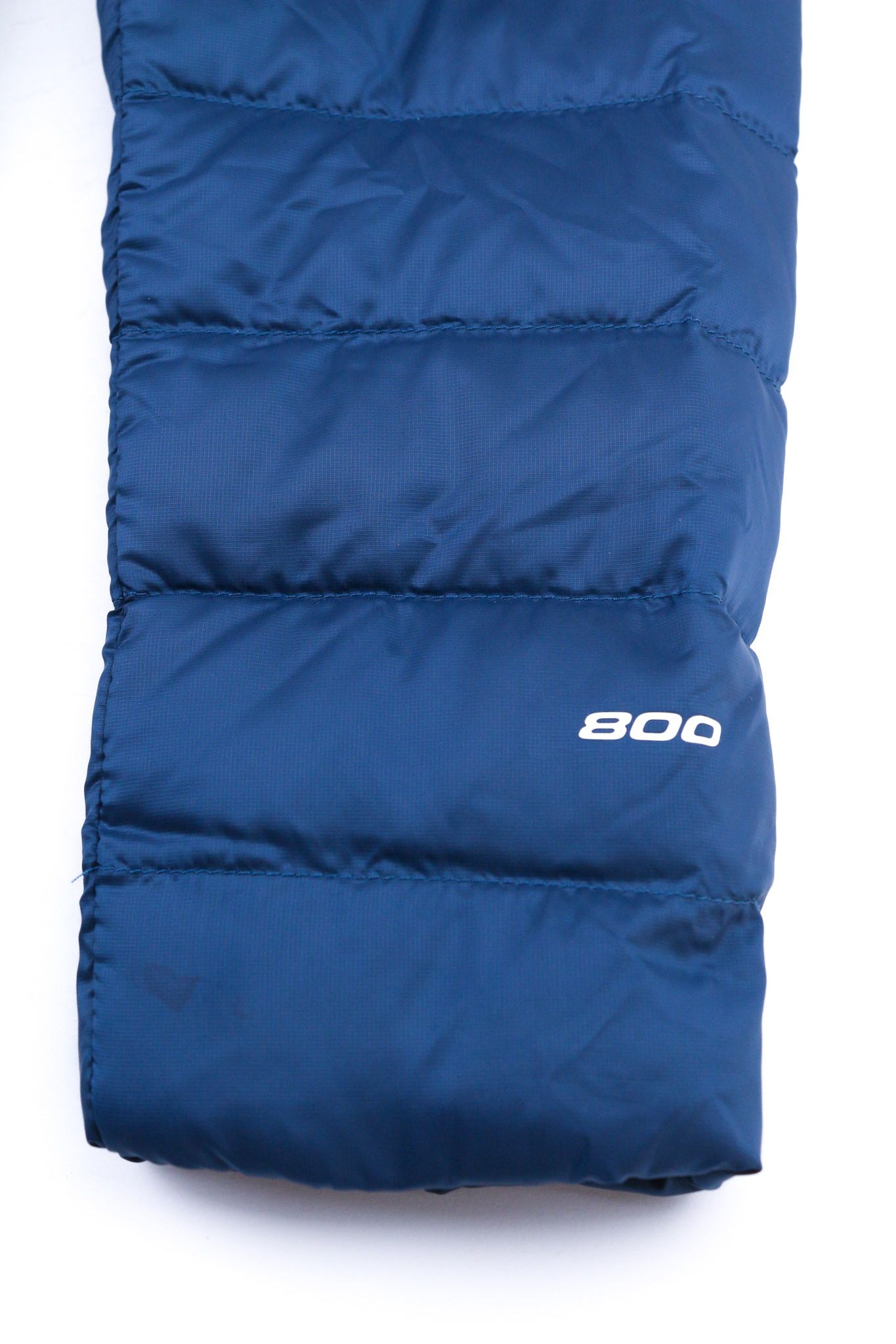 The North Face NF0A4SVN XS 800 Down Blue Lined High Neck Jacket 79746 Size XS / US 0-2 / IT 36-38 - 6 Thumbnail