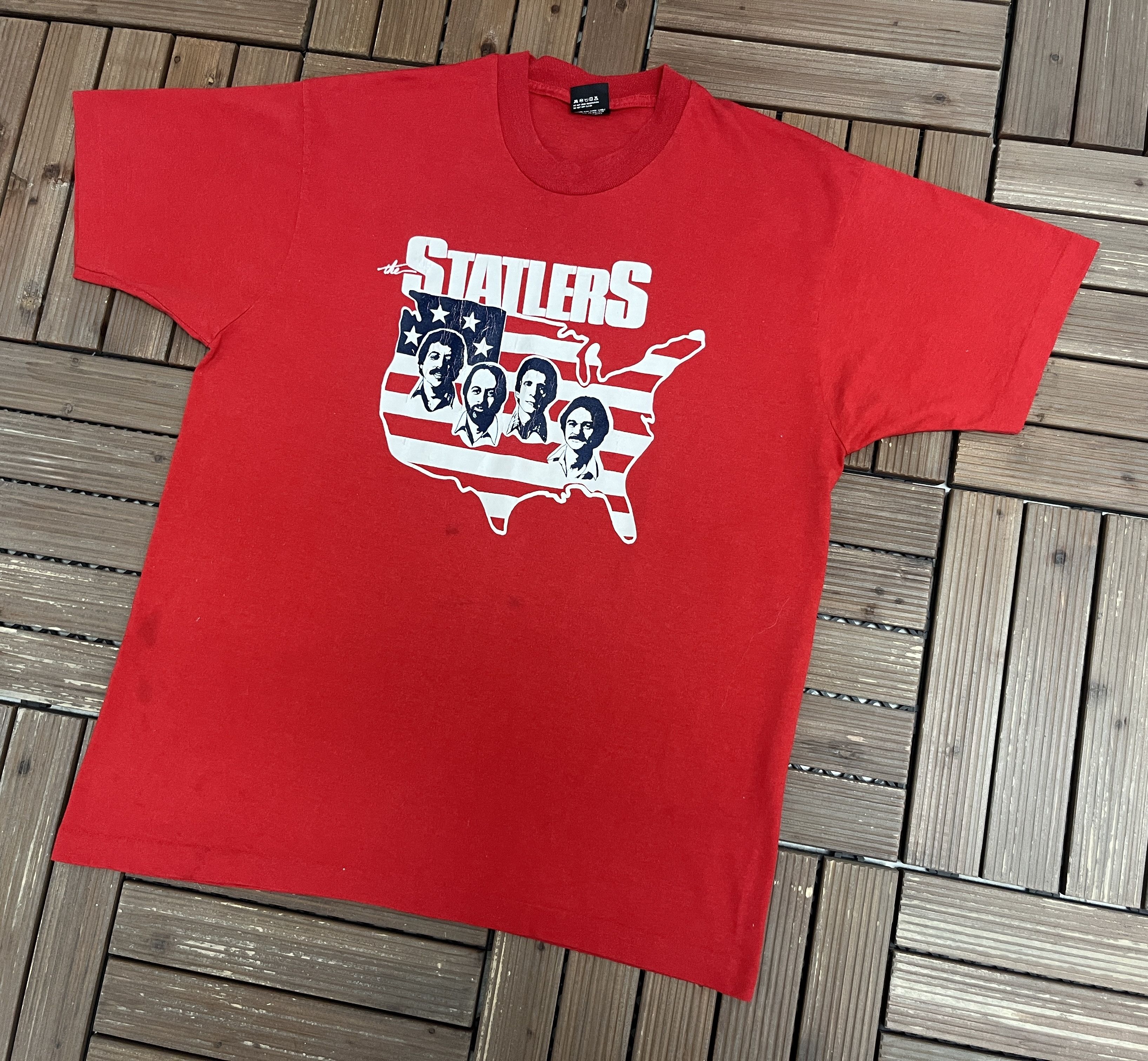 Vintage The Statler Brothers Vintage Red T-Shirt Tee Size US XL / EU 56 / 4 - 3 Thumbnail