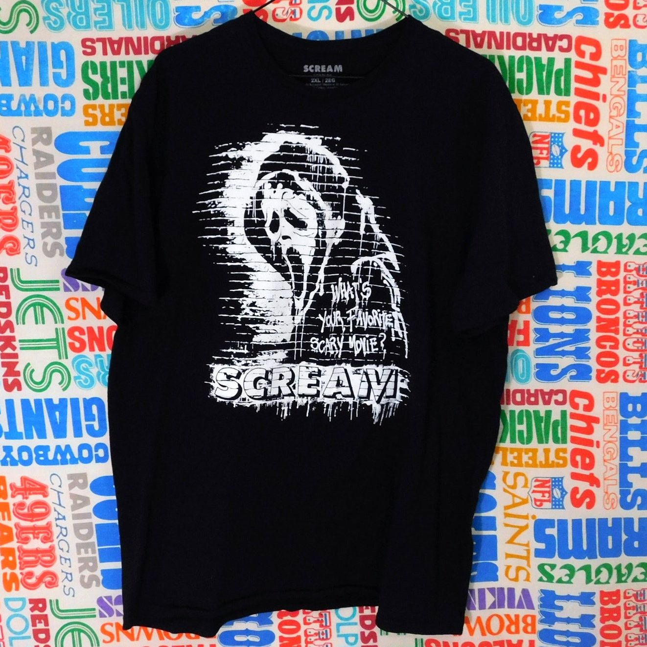 Hanes Scream Ghostface Graffiti T Shirt Size 2XL Scary Movie Size US XXL / EU 58 / 5 - 1 Thumbnail