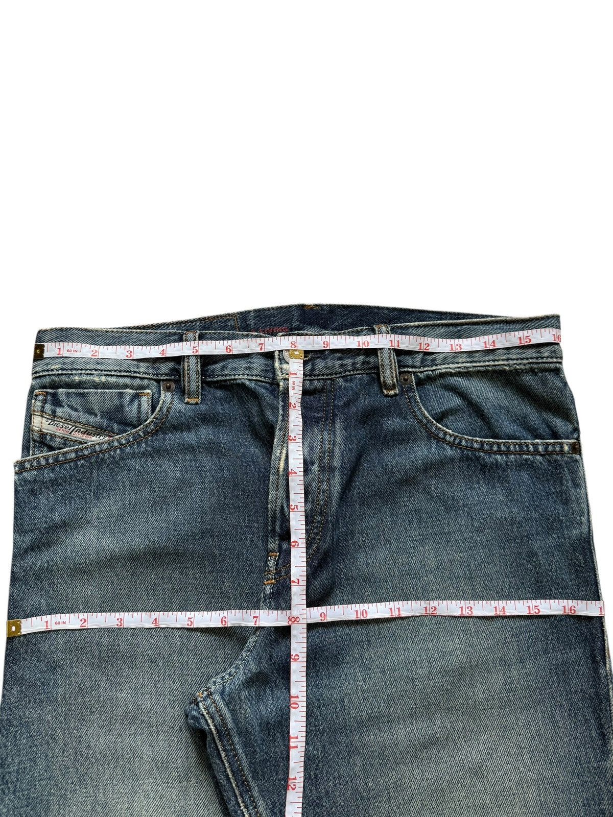 Diesel Vintage Diesel Faded Wash Distressed Jeans Size 32" / US 10 / IT 46 - 6 Thumbnail