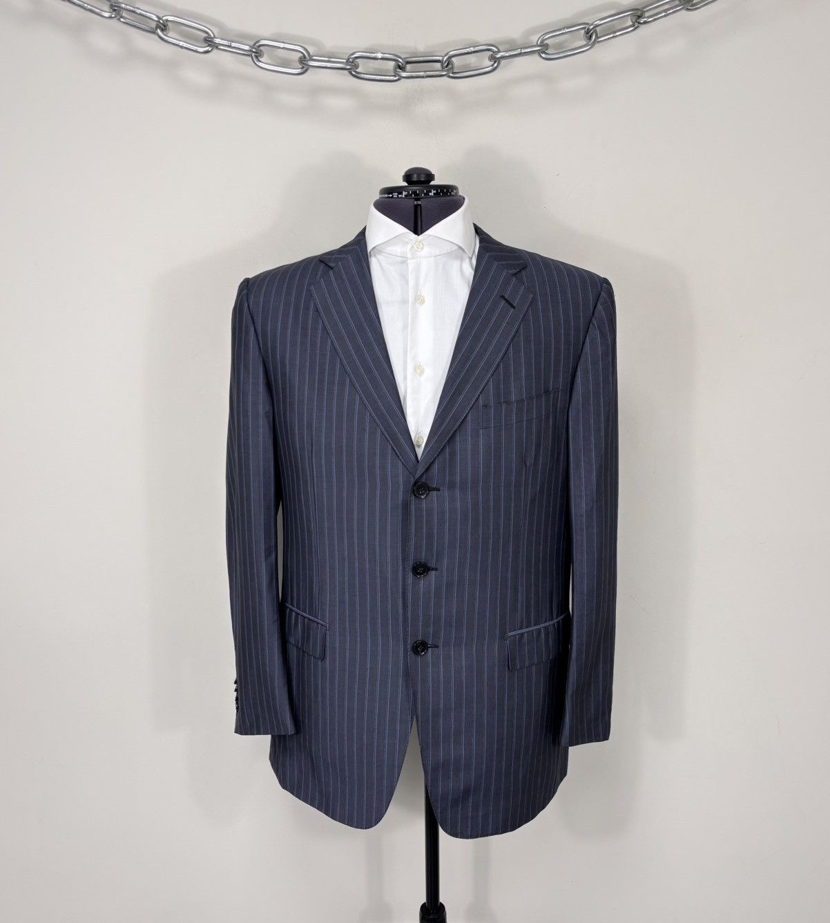 Ermenegildo Zegna Ermenegildo Zegna Summer Trofeo Men’s Striped Blazer Jacket Size 42R - 1 Thumbnail