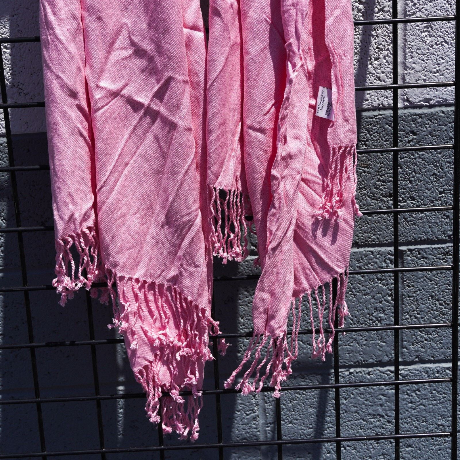 Other Pink Tassel Pashmina Scarf Shawl Soft Scarves Bandana 75”x28 Size ONE SIZE - 3 Thumbnail