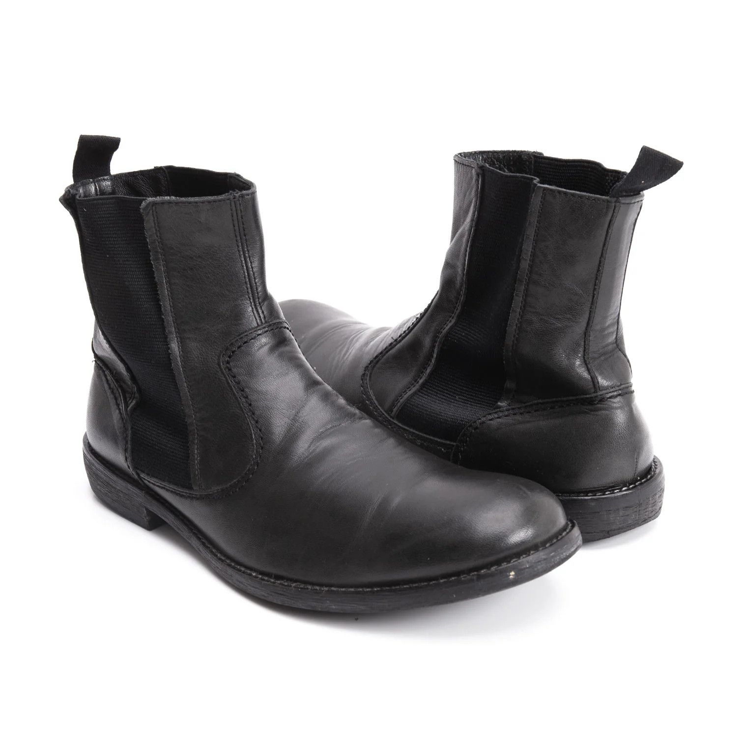 Yohji Yamamoto Yohji Yamamoto Black Leather Side Gore Boots Size US 9 / EU 42 - 1 Thumbnail