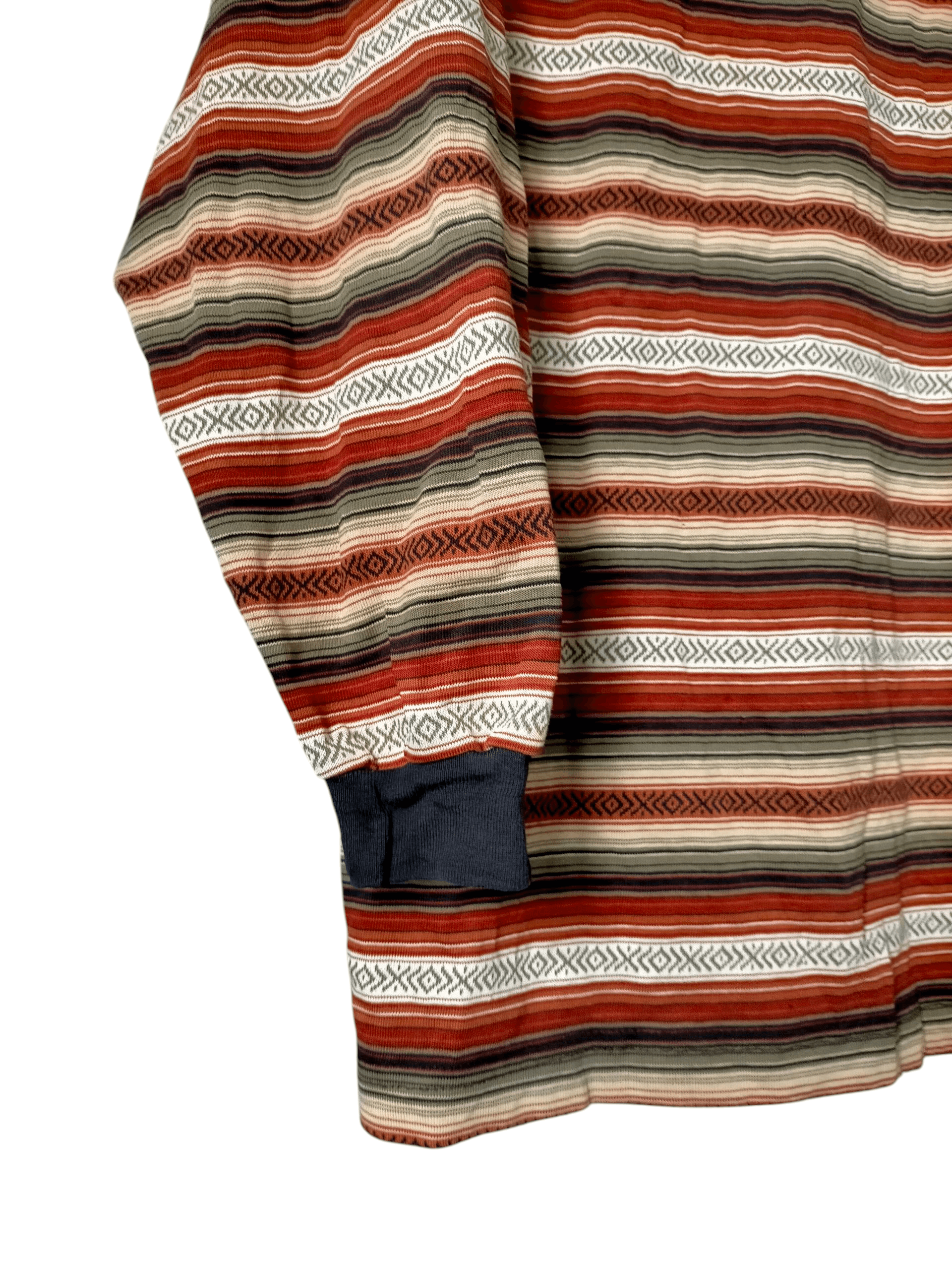 No Fear Vintage 90s No Fear Stripe Pocket Long sleeve Size US L / EU 52-54 / 3 - 5 Thumbnail