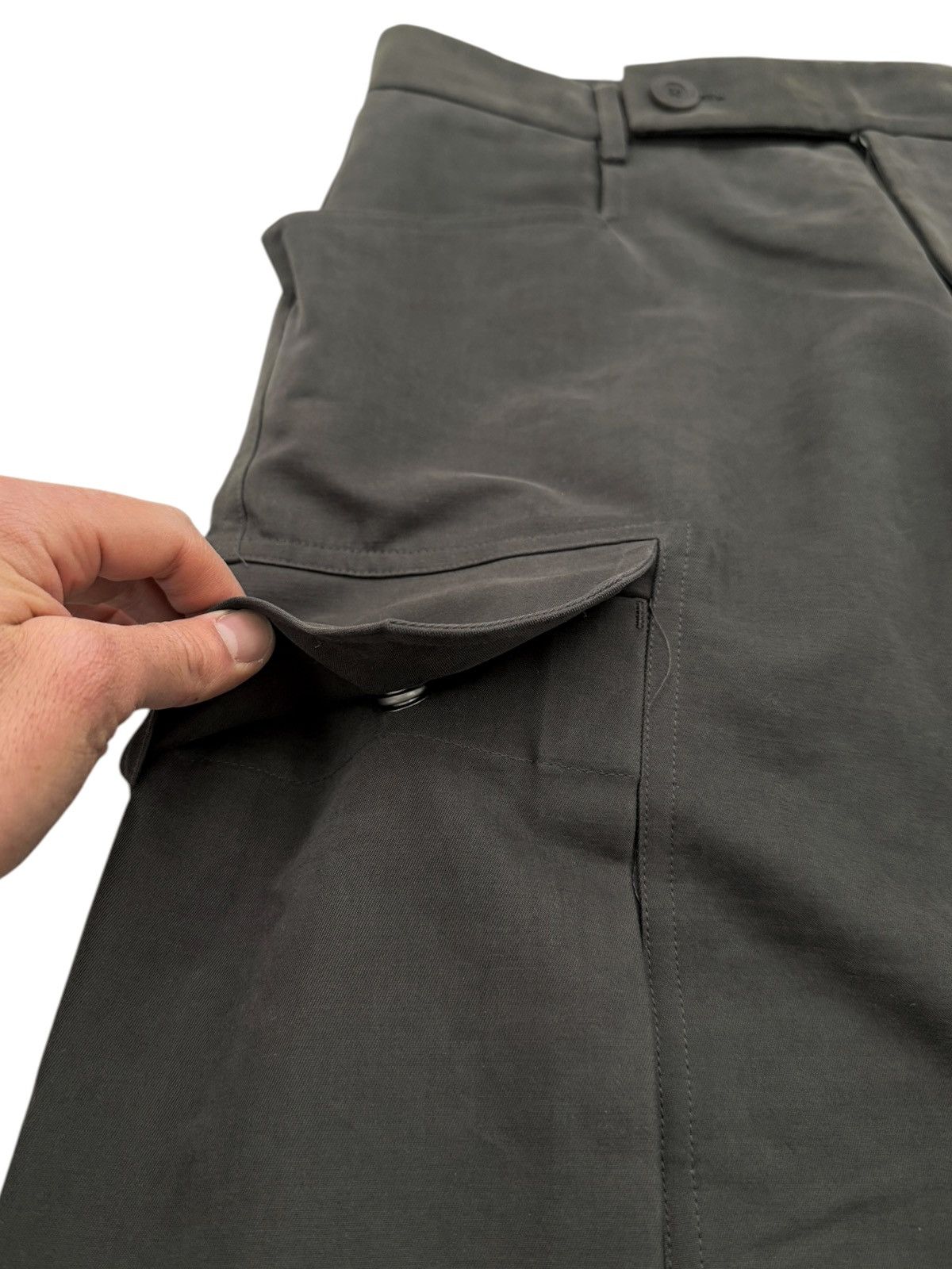 Rick Owens Tailored Cargo Trouser Dark Dust Pants Size US 32 / EU 48 - 5 Thumbnail