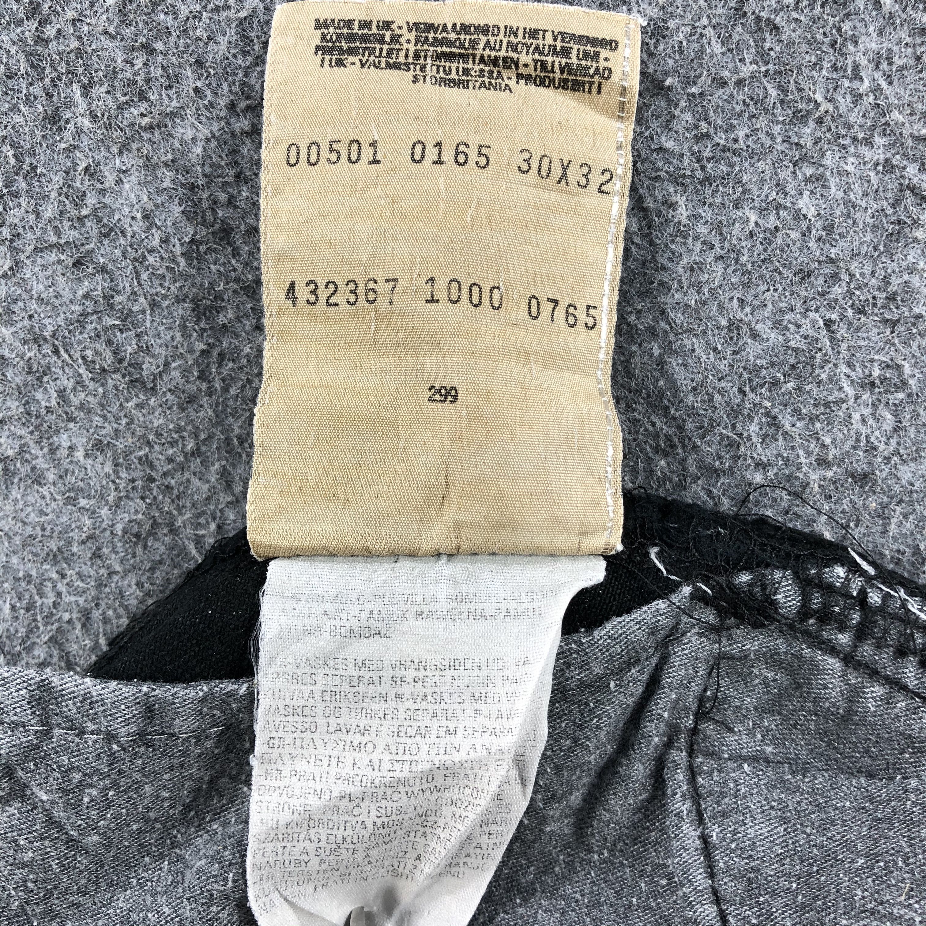 Levi's Vintage 90s Levis 501 Faded Black Jeans-J1531 Size US 29 - 12 Thumbnail