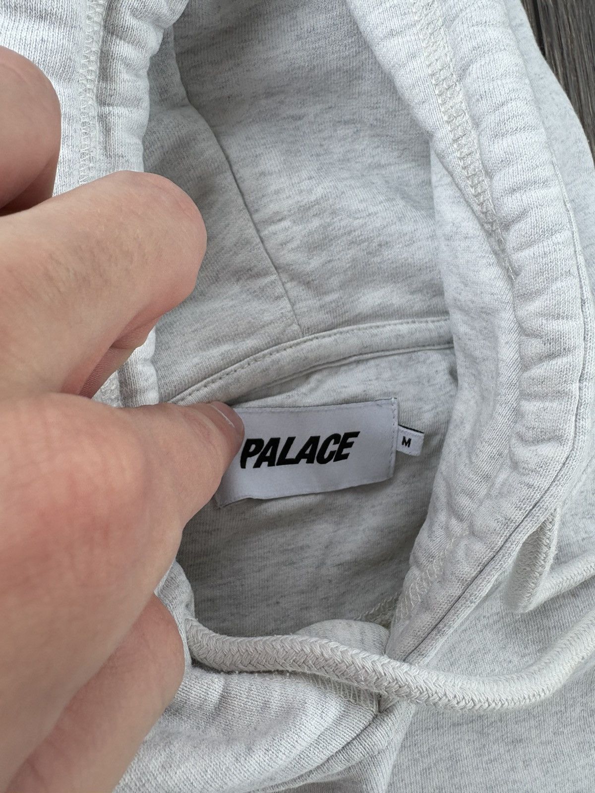 Palace Palace Puff Drop Shadow Hoodie Grey Size US M / EU 48-50 / 2 - 6 Thumbnail