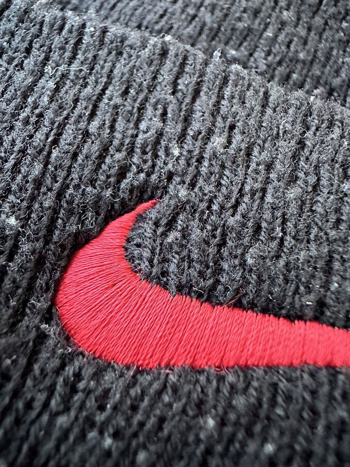 Nike × Vintage Vintage 90s Nike Beanie Toque Spellout Logo 90s Size ONE SIZE - 4 Thumbnail