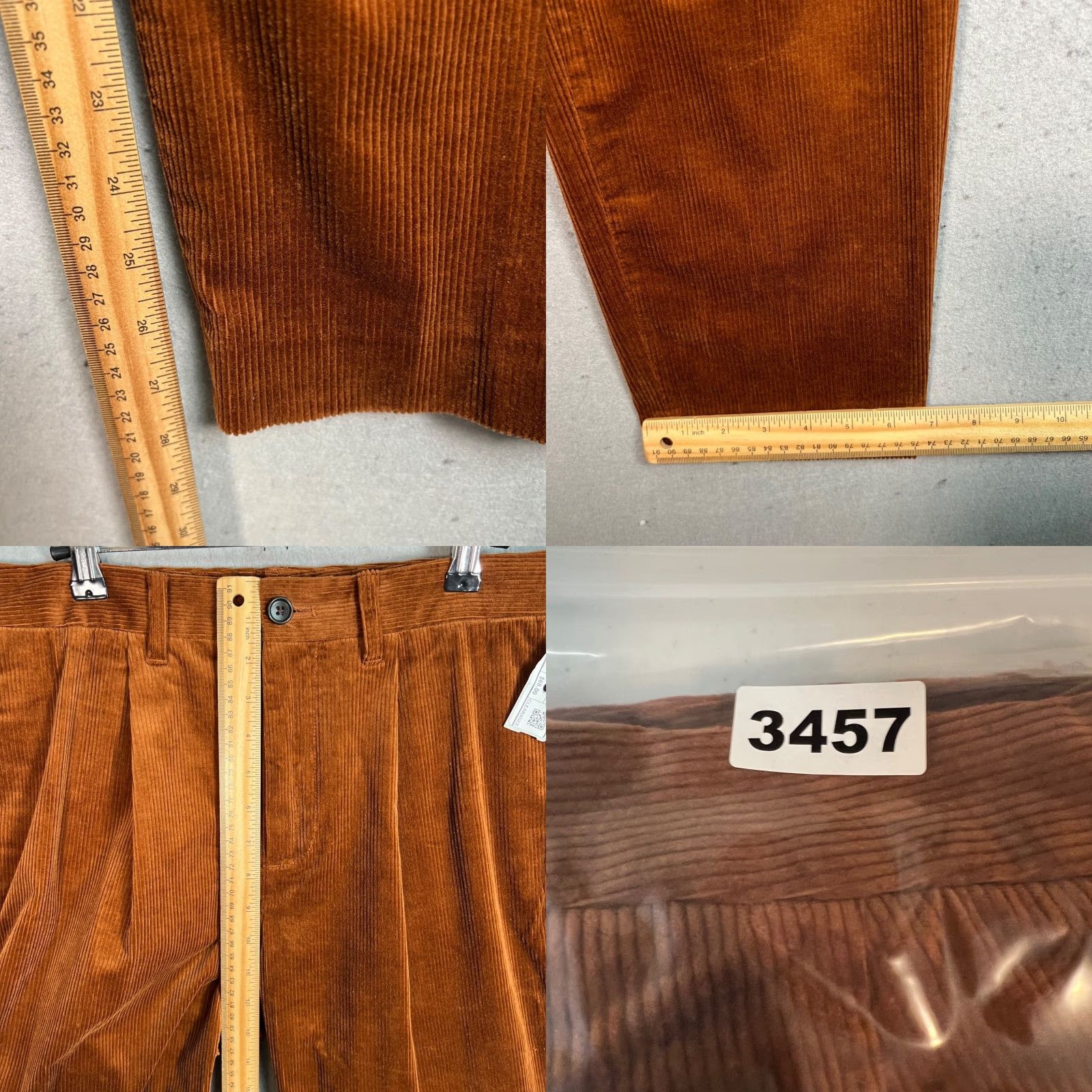 Bonobos Bonobos Mens Corduroy Pants 32 Rust Brown Cotton Blend New! Bonobos Weekday Warrior Chino Straight Rise Mid Inseam 30 in Adult Mens 32 Wool? Size US 32 / EU 48 - 8 Thumbnail