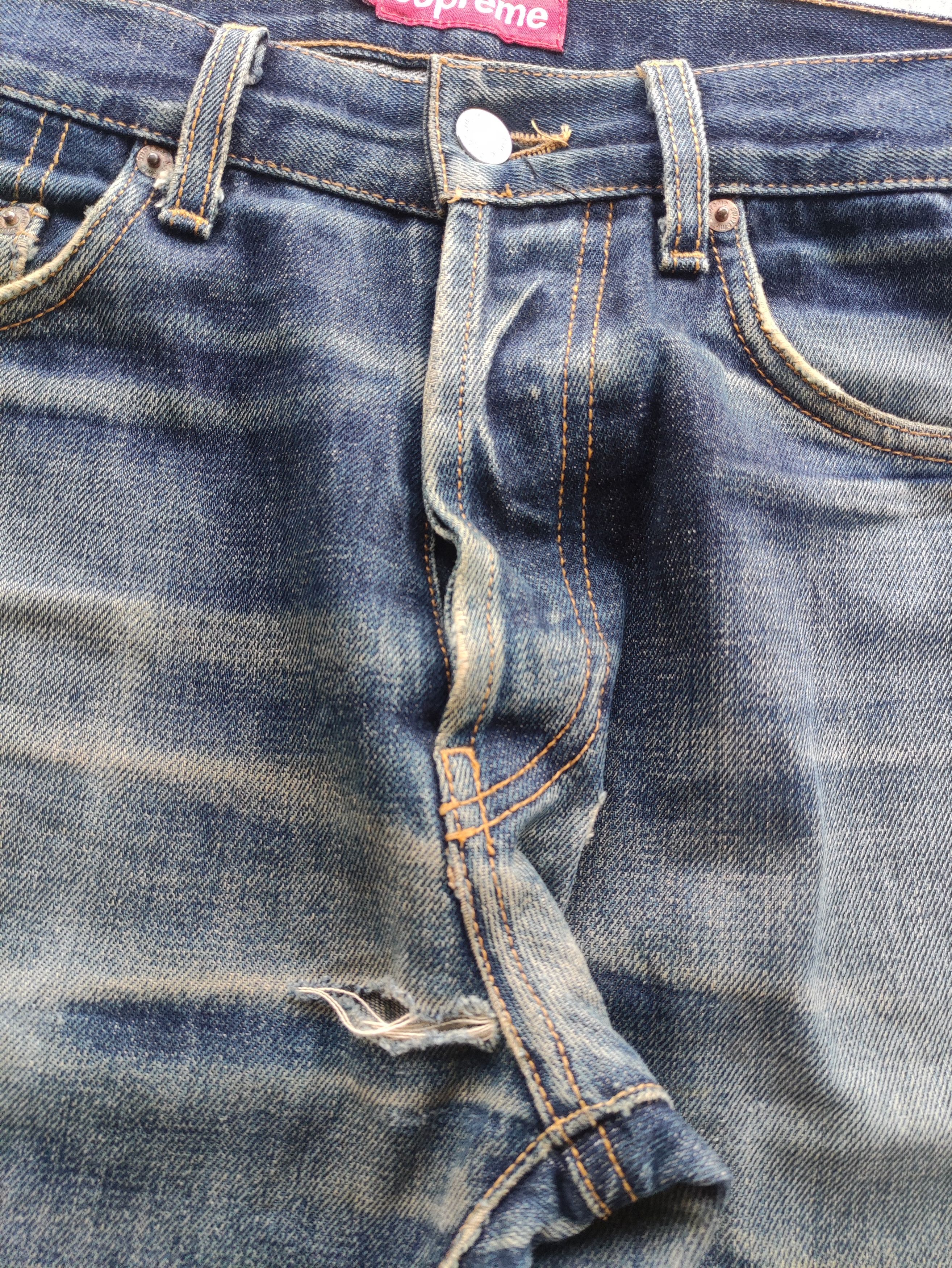 Supreme Vintage Supreme Button Selvedge Distressed Rusty Denim Size US 34 / EU 50 - 8 Thumbnail
