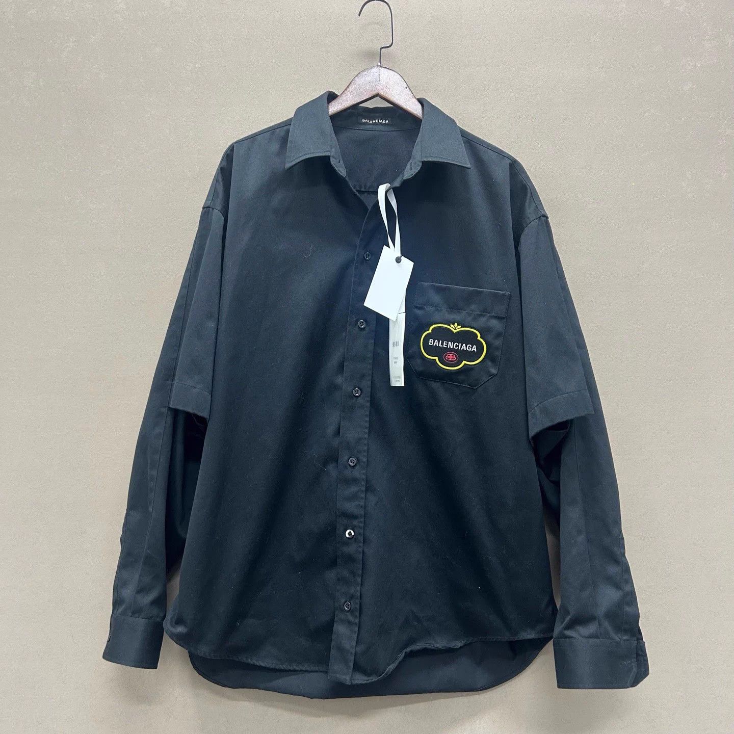 Balenciaga Balenciaga Black Shirt Jacket EU39 Size US XXS / EU 40 - 1 Thumbnail