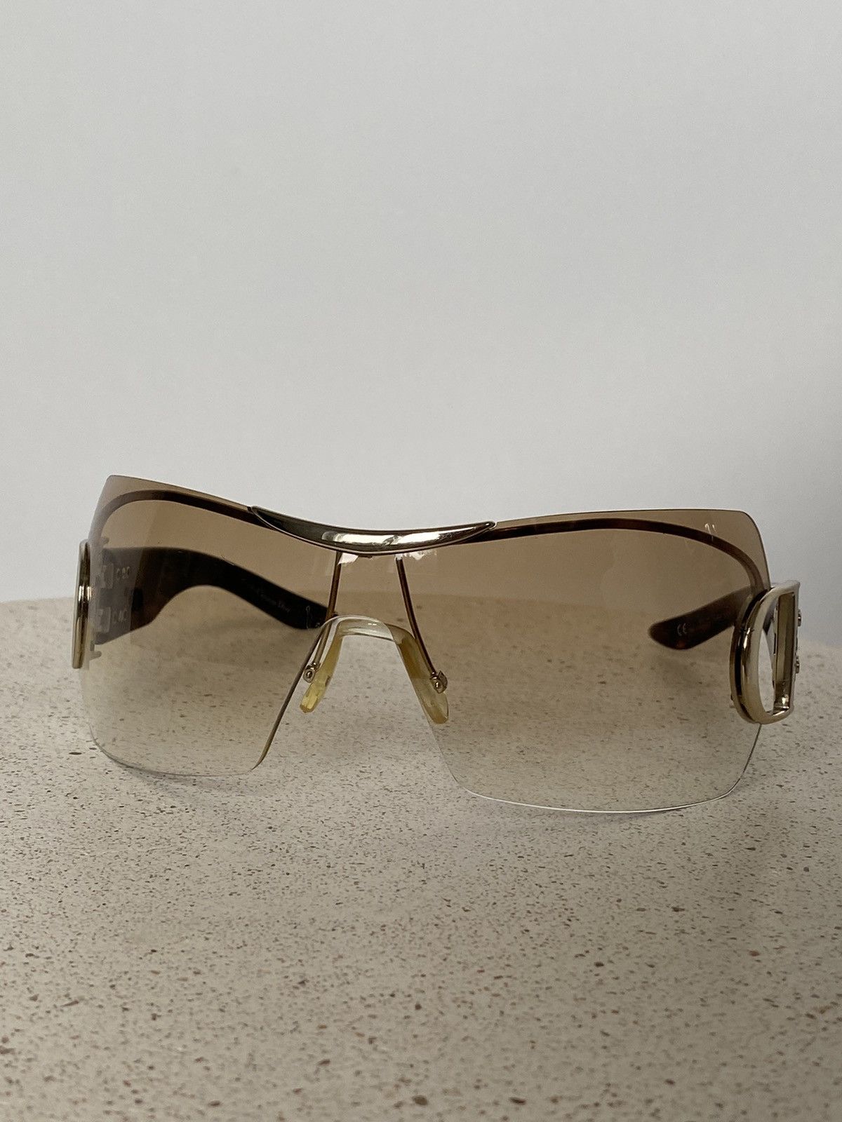 Dior Vintage Dior sunglasses mask shield DIOR AIRSPEED 1 AVDYP Size ONE SIZE - 3 Thumbnail