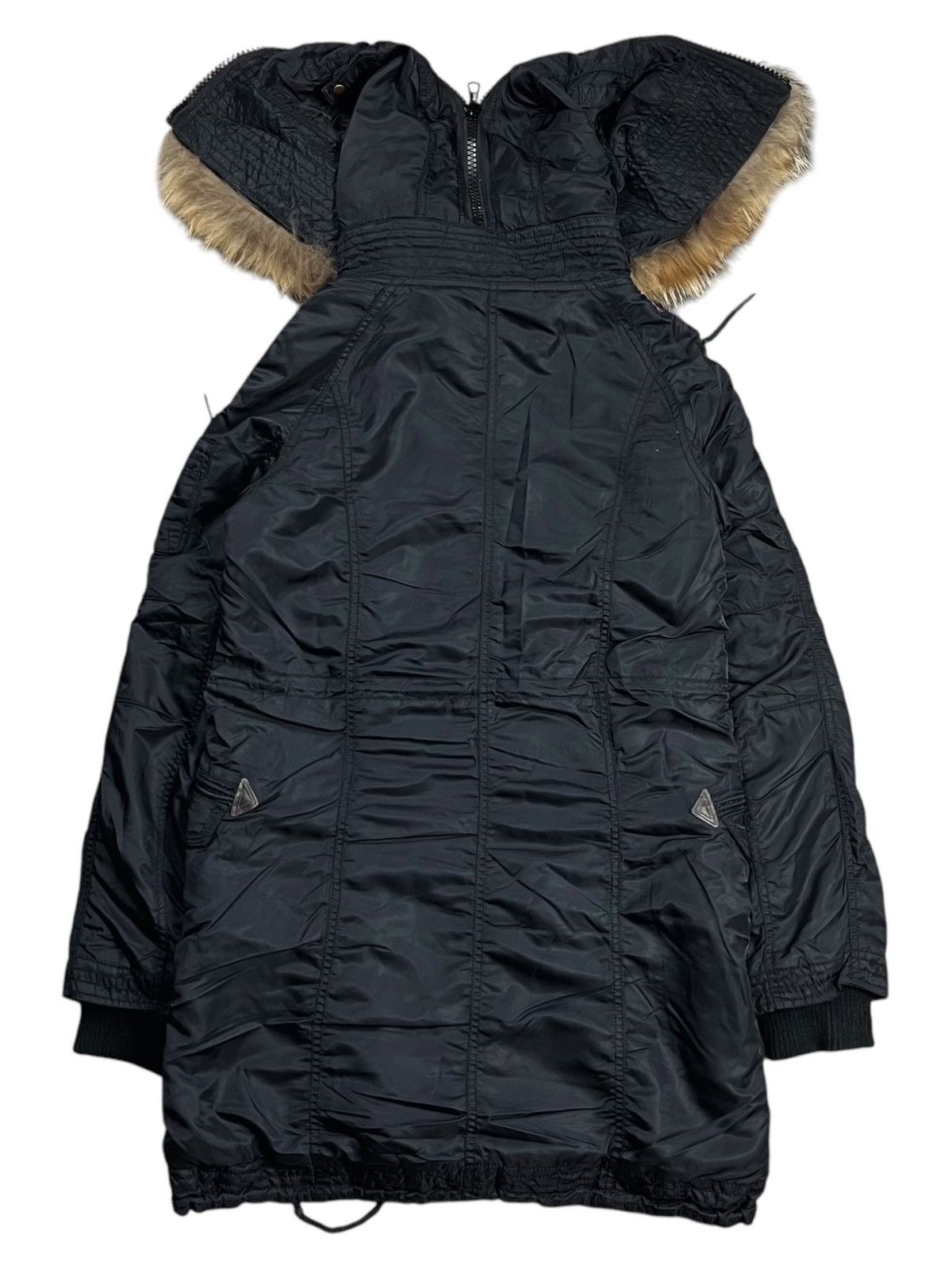 14th Addiction 2000s GOA - Fur Hoodie Apocalypse Jacket Size US M / EU 48-50 / 2 - 4 Thumbnail