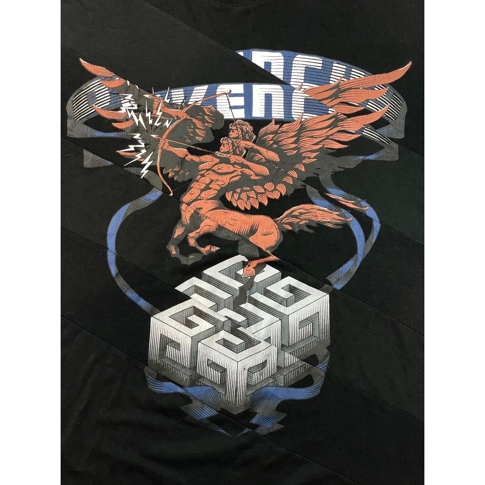 Givenchy Givenchy Hercules Black & Blue Tee Size US S / EU 44-46 / 1 - 3 Thumbnail