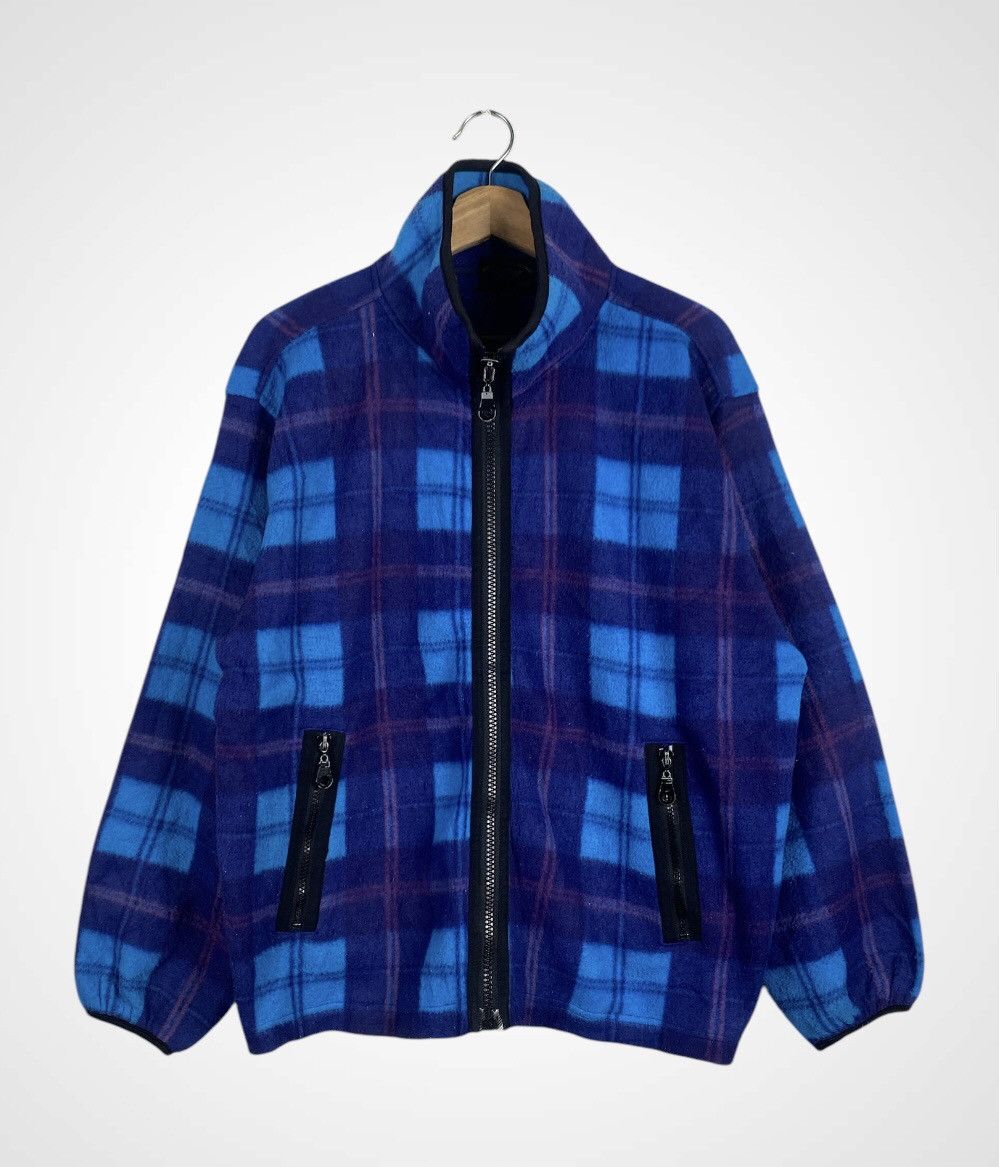 Other A10 Rare - Powerful Wing Plaid Zipper Fleece Size US L / EU 52-54 / 3 - 1 Thumbnail