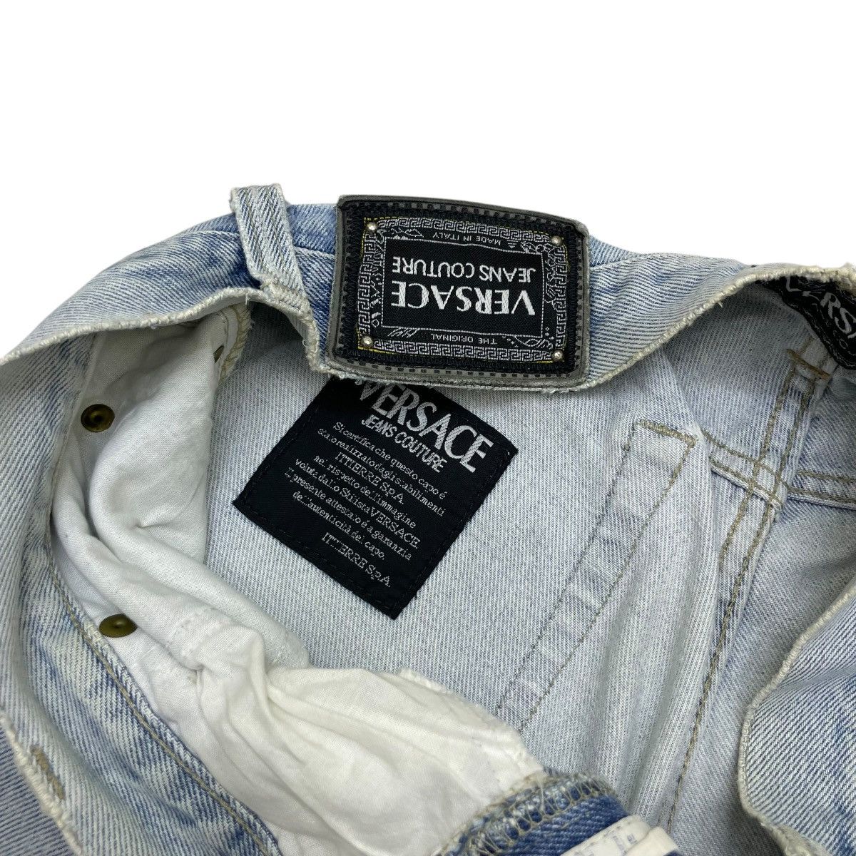 Versace × Versus Versace × Vintage Vintage Distressed Versace Jeans Couture Jeans Size US 34 / EU 50 - 6 Thumbnail