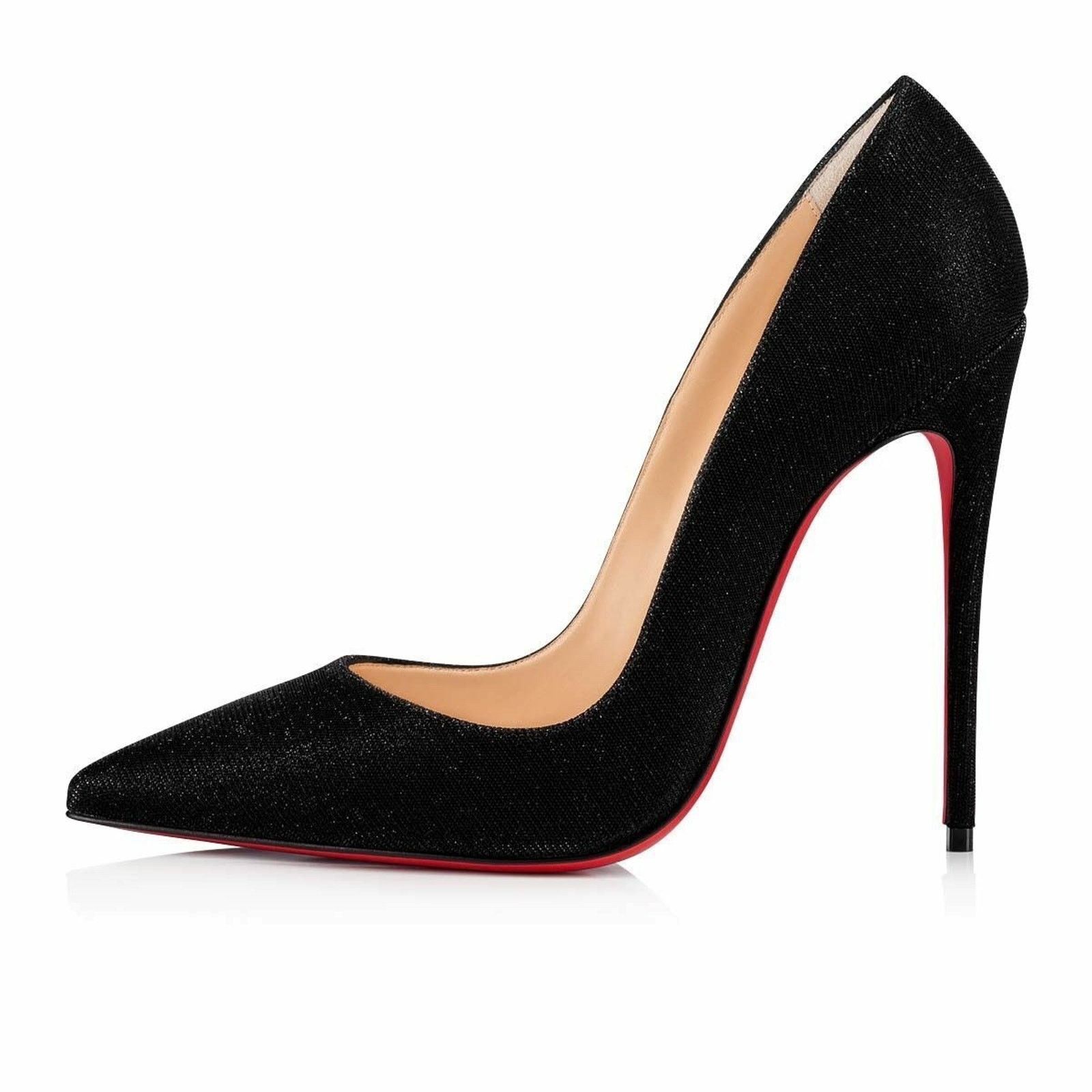 Christian Louboutin Christian Louboutin So Kate 120 Glitter Black Pump 42 Size US 12 / IT 42 - 3 Thumbnail