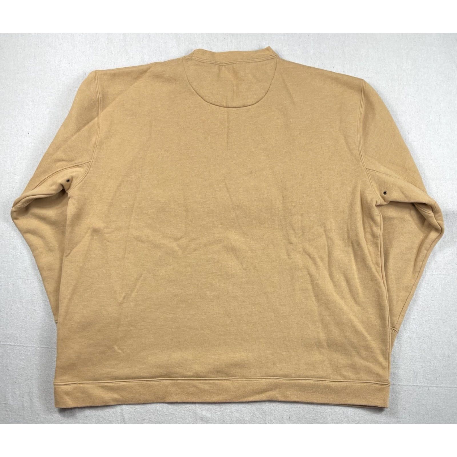Vintage VINTAGE? No—ignore vintage. St. John's Bay XL Sweatshirt Crewneck Mens Pullover Fleece Gold Tan Outdoors 90s Outdoor All Seasons Mens Size US XL / EU 56 / 4 - 3 Thumbnail