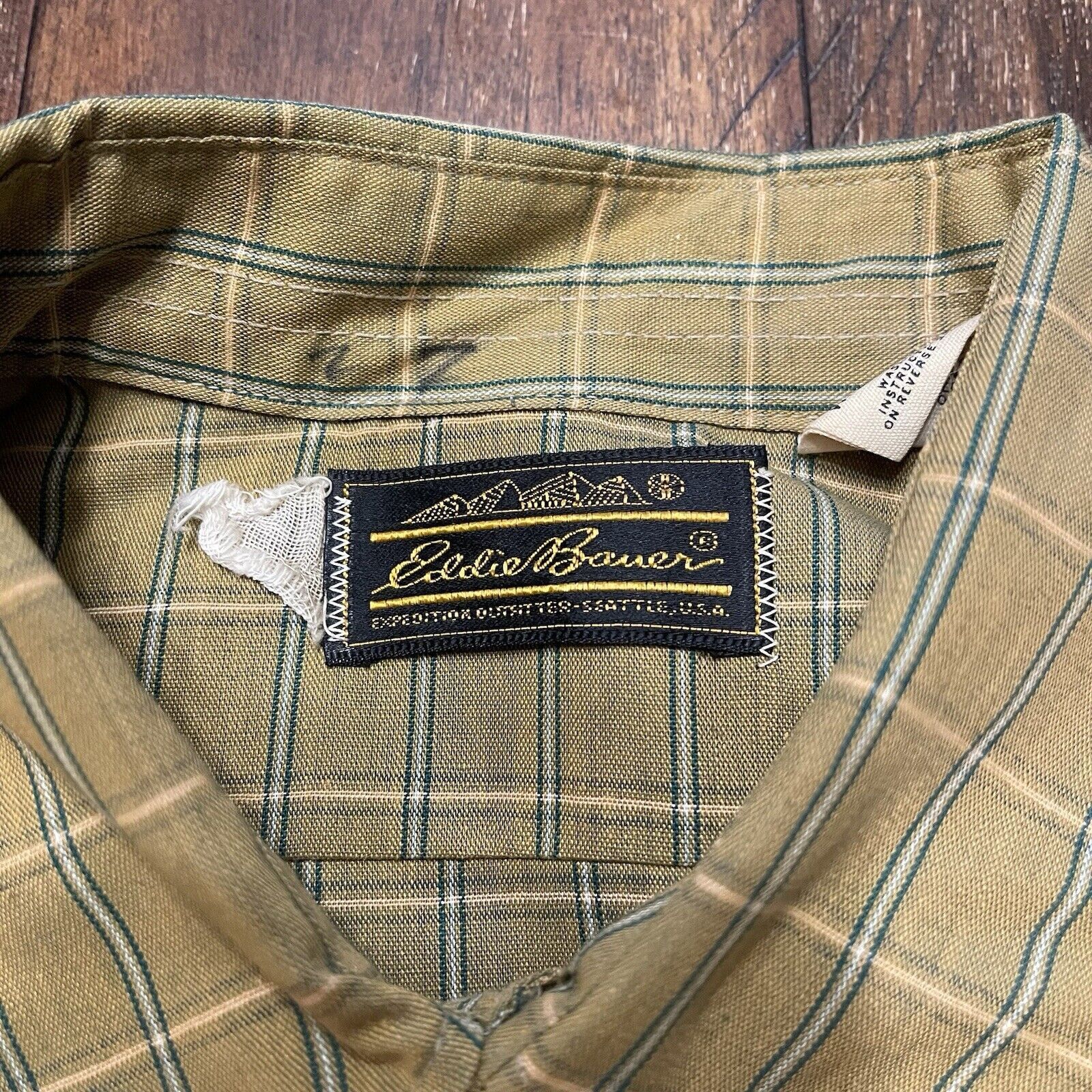 Eddie Bauer Vtg Eddie Bauer Mens 70s Shirt Button Up Double Pocket Fit L Size US L / EU 52-54 / 3 - 6 Thumbnail