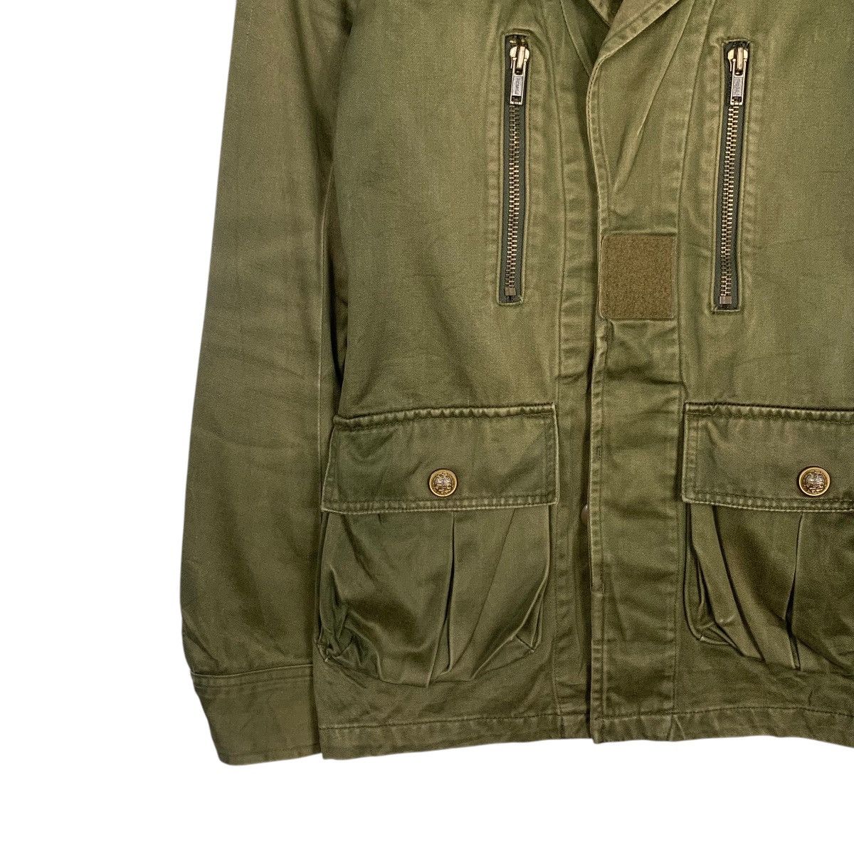 If Six Was Nine SLY Military Olive Green Chore Jacket #1806-C16 Size XXS / US 00 / IT 34 - 3 Thumbnail
