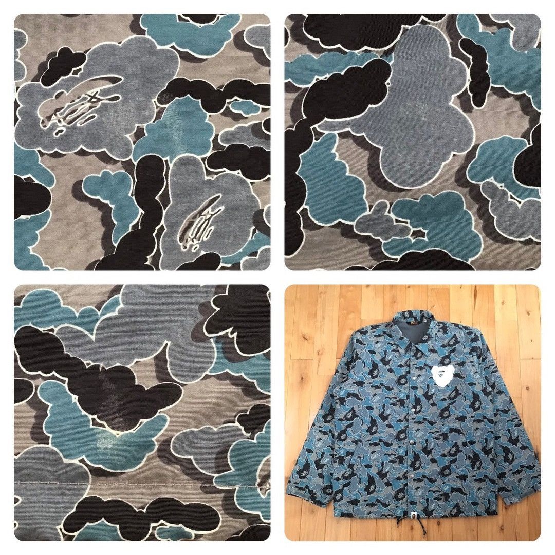 Bape × Kaws BAPE × KAWS cloud camo coach jacket a bathing ape NIGO Size US L / EU 52-54 / 3 - 7 Thumbnail