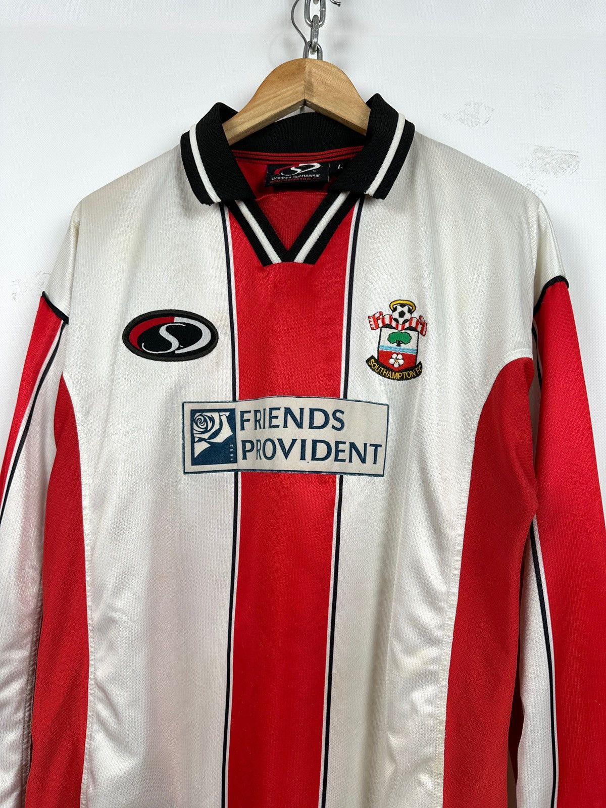 Vintage 2001/01 In-House Southampton Long Sleeve Vintage Jersey Size US L / EU 52-54 / 3 - 3 Thumbnail