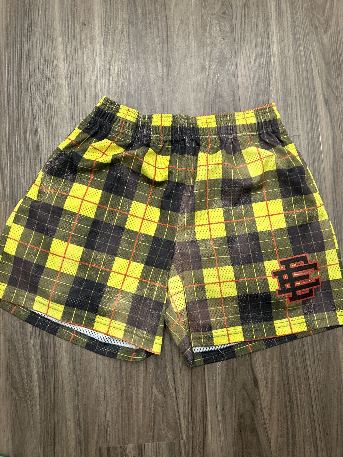 Eric Emanuel Eric emanuel yellow plaid shorts Size US 36 / EU 52 - 4 Thumbnail