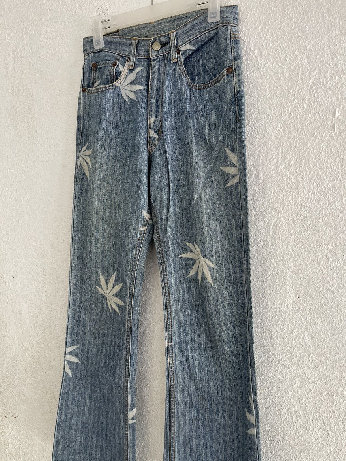 Hysteric Glamour Hysteric Glamour x Slick Weed All Over Print Jeans Size US 28 / EU 44 - 3 Thumbnail