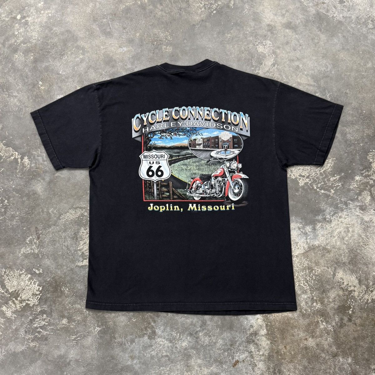 Harley Davidson Vintage Harley Davidson USA Made Biker Graphic T-Shirt XL Size US XL / EU 56 / 4 - 4 Thumbnail
