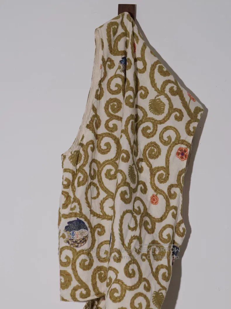 Kapital Kapital Tang grass embroidered vest Size US L / EU 52-54 / 3 - 5 Thumbnail