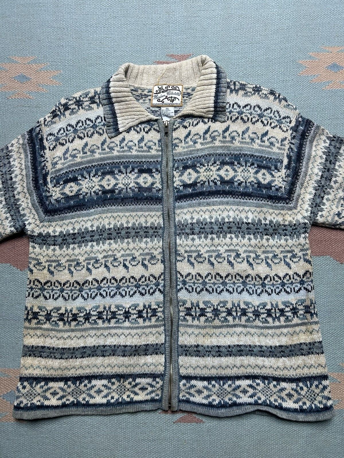 Vintage Heirloom Collectibles knit cardigan sweater Iceland girls XL Size S / US 4 / IT 40 - 2 Thumbnail
