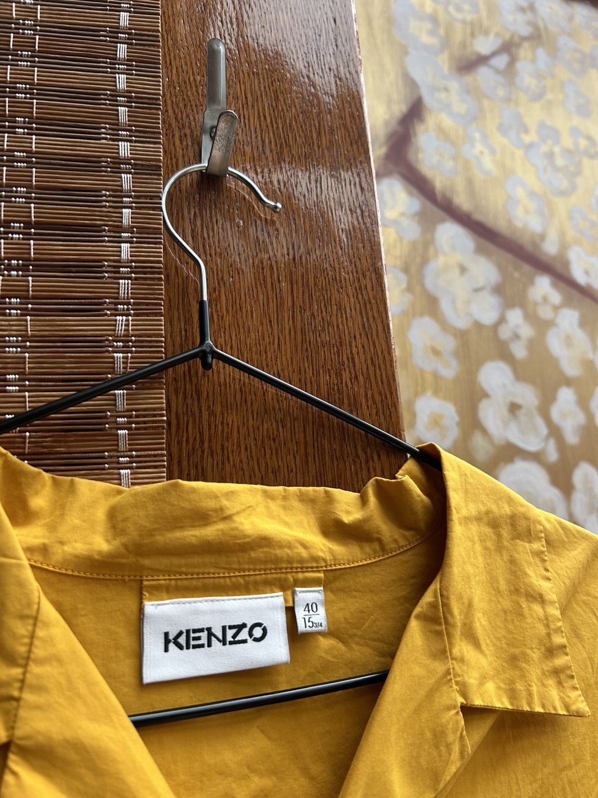 Kenzo Kenzo Short Sleeve Yellow Camp Collar Vacation Big Shirt Size US L / EU 52-54 / 3 - 5 Thumbnail
