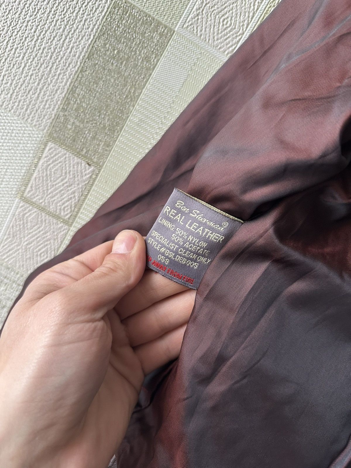 Ben Sherman Ben Sherman women’s learher jacket size S good cond Size M / US 6-8 / IT 42-44 - 15 Thumbnail