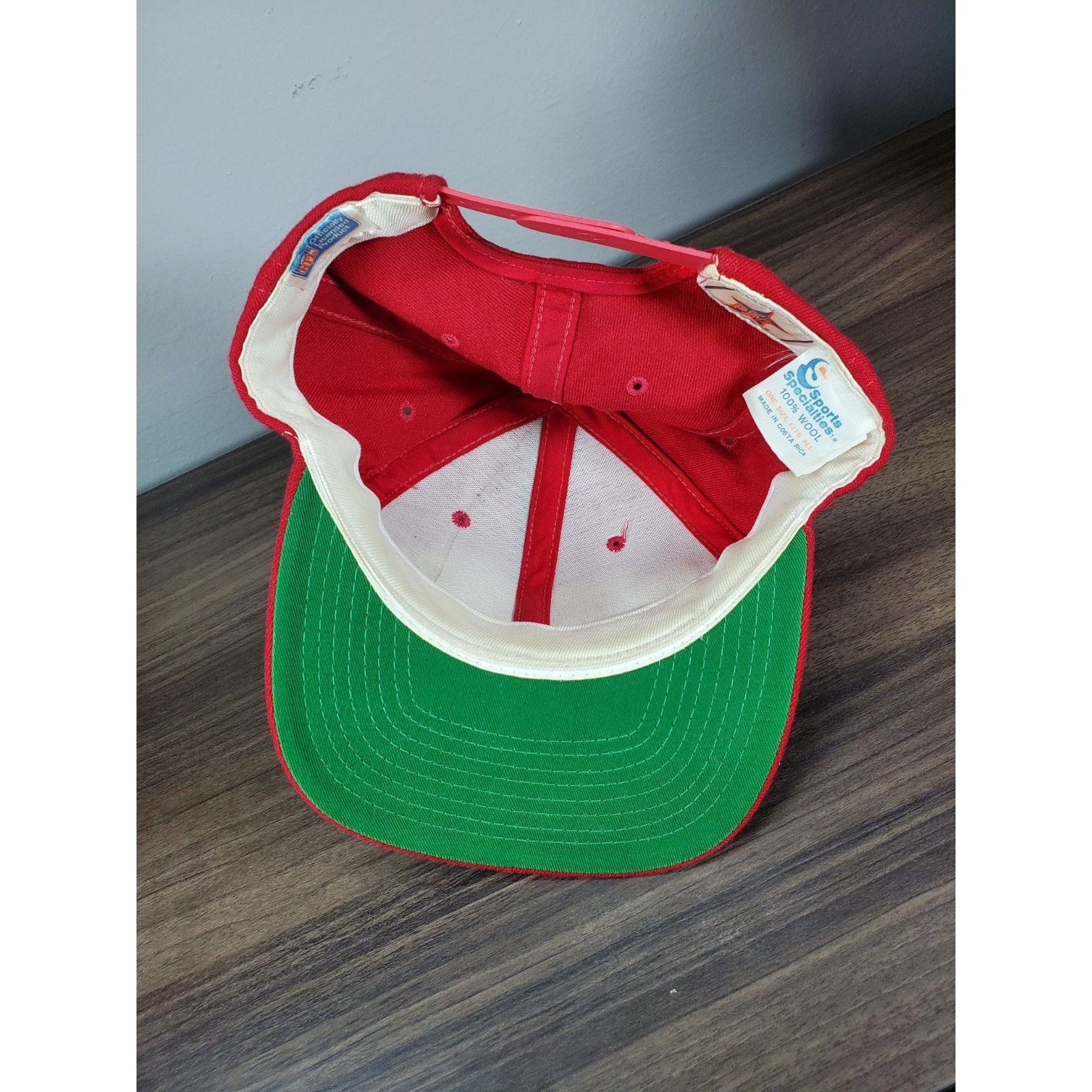 NFL × Sports Specialties × Vintage Vintage New England Patriots Script Hat Wool Snapback Cap Size ONE SIZE - 11 Thumbnail