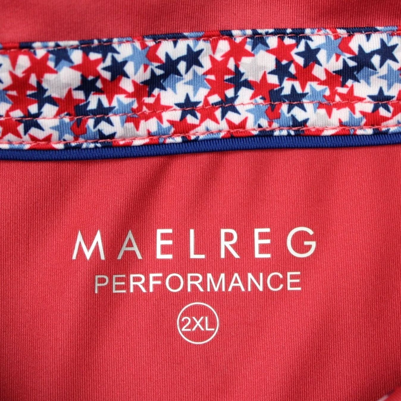 Vintage Maelreg Shirt Mens 2XL Pink Performance Polo Golf Stretch Long Sleeve Size US XXL / EU 58 / 5 - 5 Thumbnail