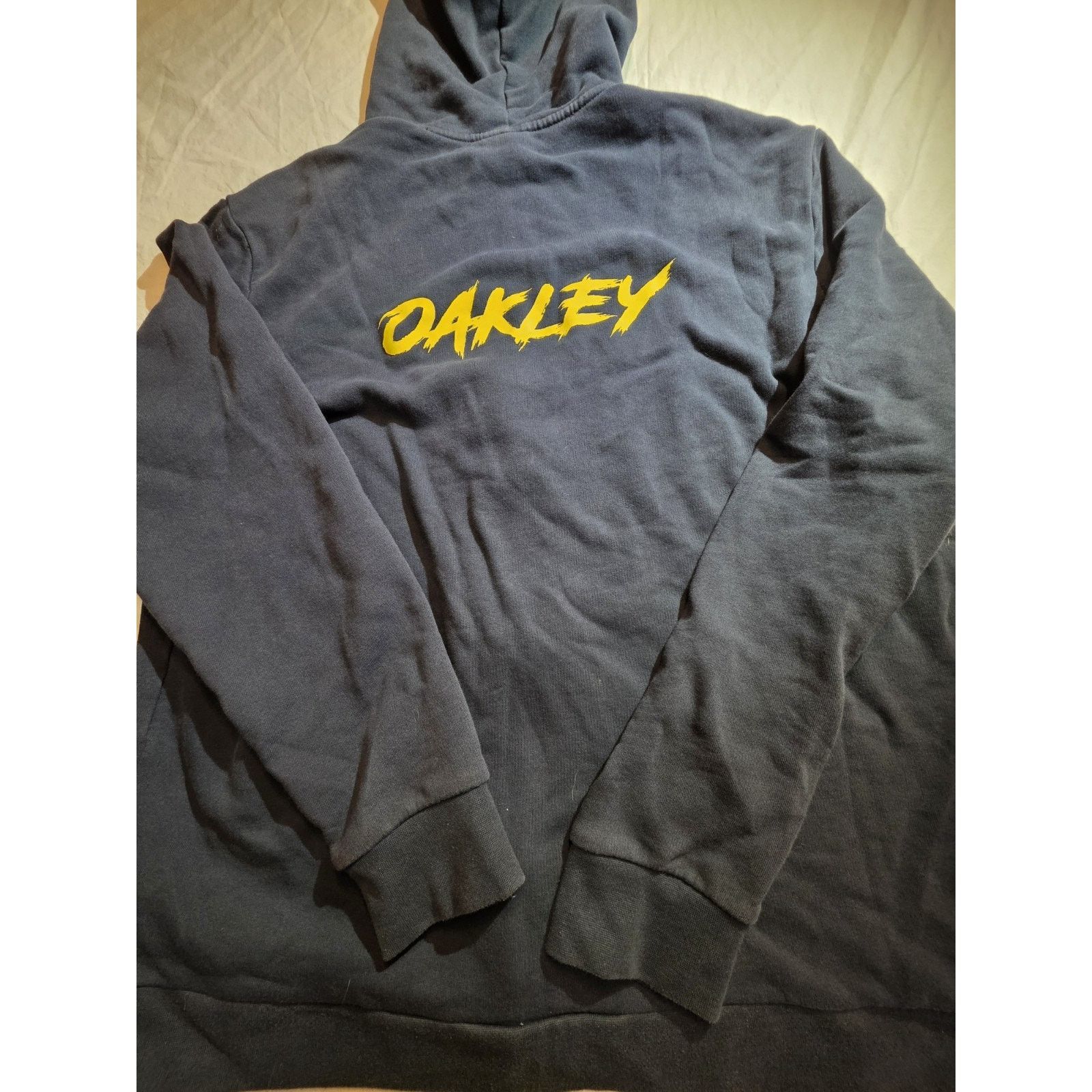Oakley Oakley Men's Size Xl Navy Blue Full Zip Hooded Sweatshirt Size US XL / EU 56 / 4 - 4 Thumbnail