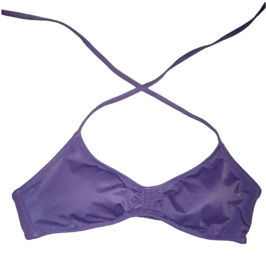 Victoria's Secret Victoria's Secret Bikini Top S Women Purple Victorian Secret Black? Size ONE SIZE - 7 Thumbnail