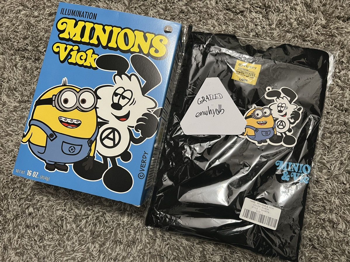 Girls Dont Cry Minions/Verdy “Minions u0026 Vick” black box set | Grailed