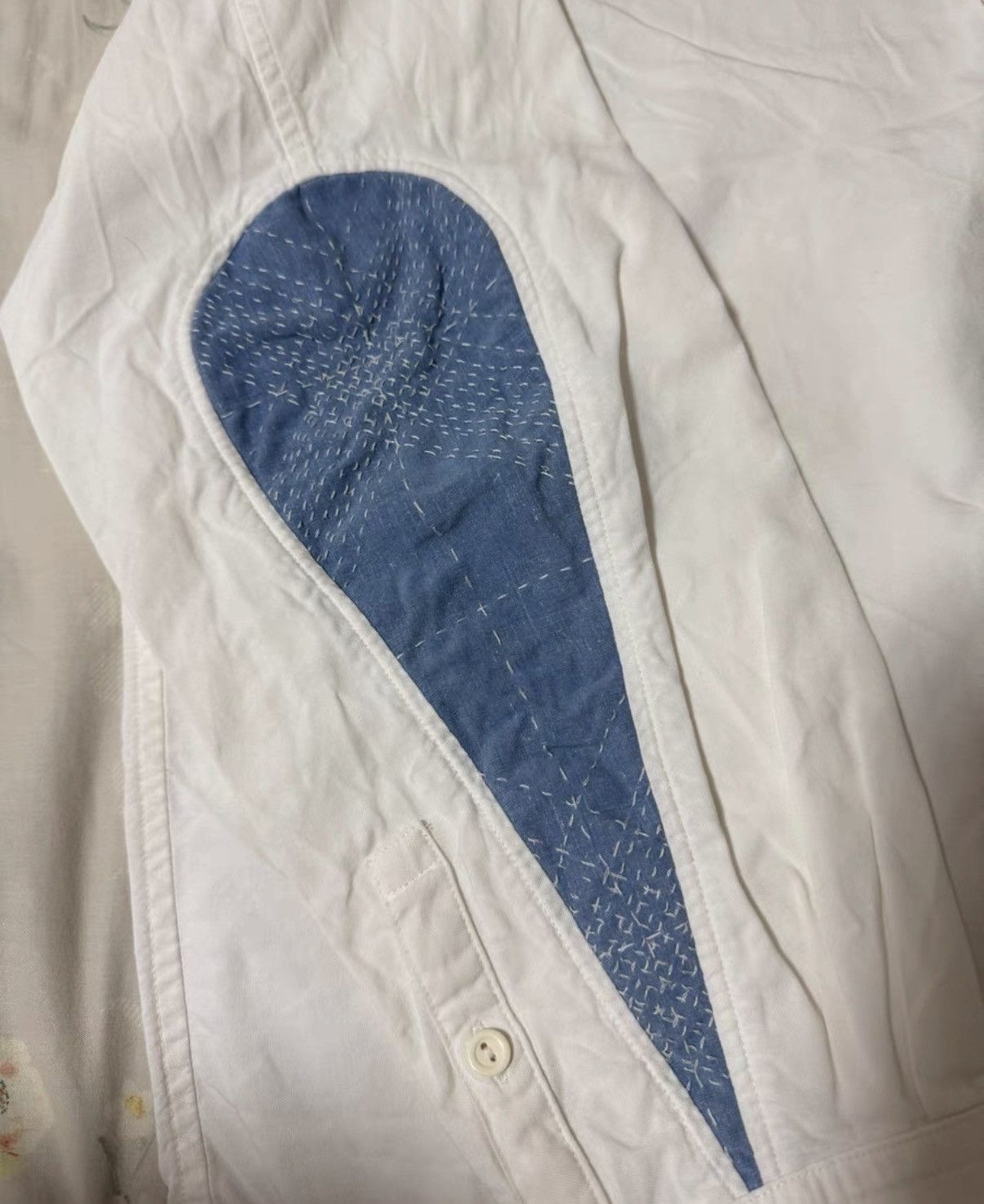 Visvim visvim 22SS Sashiko antique fabric drop-stitch shirt Size US XL / EU 56 / 4 - 6 Thumbnail