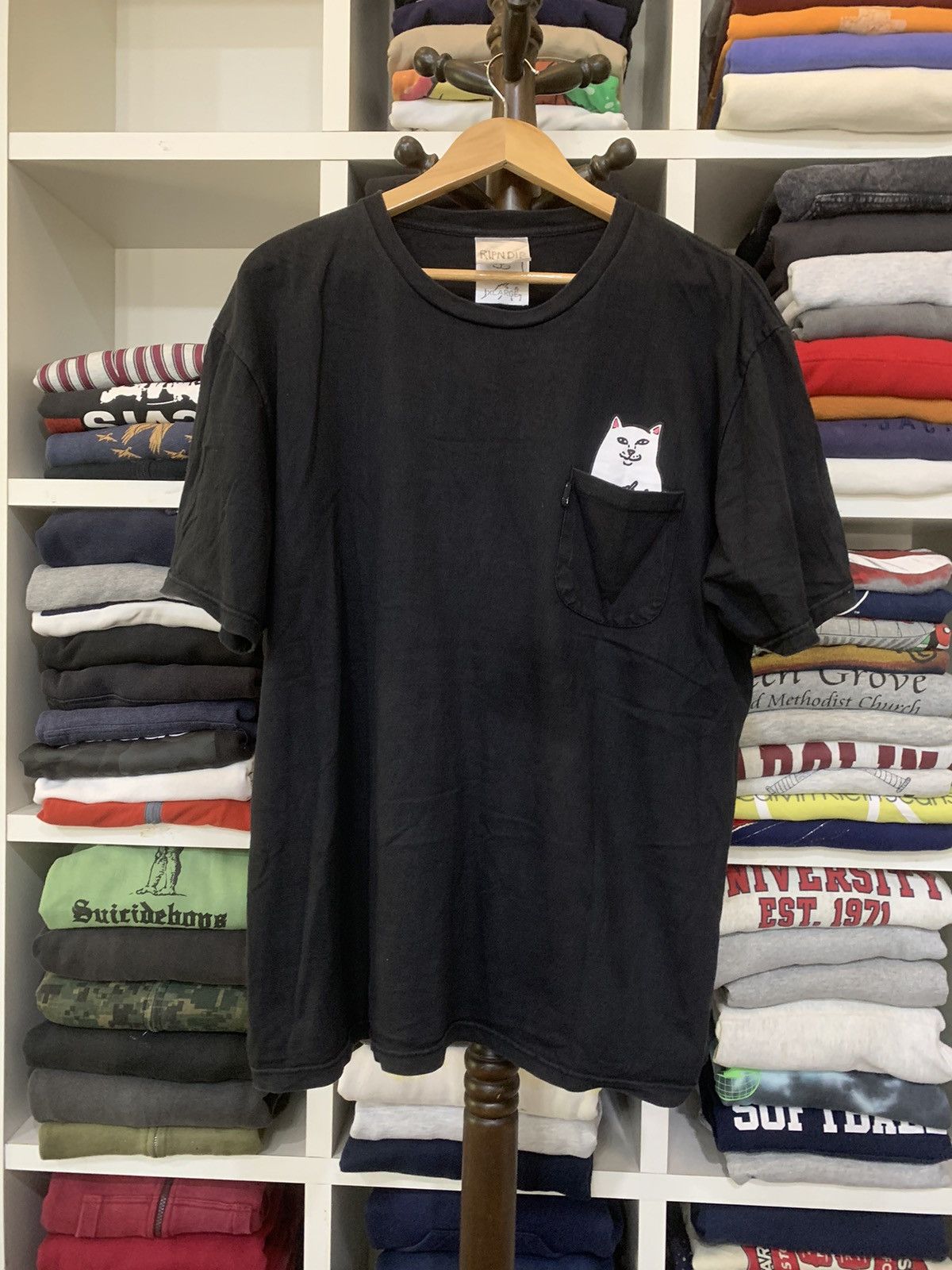 RIPNDIP Rip N Dip Black Tee Size US XL / EU 56 / 4 - 2 Thumbnail