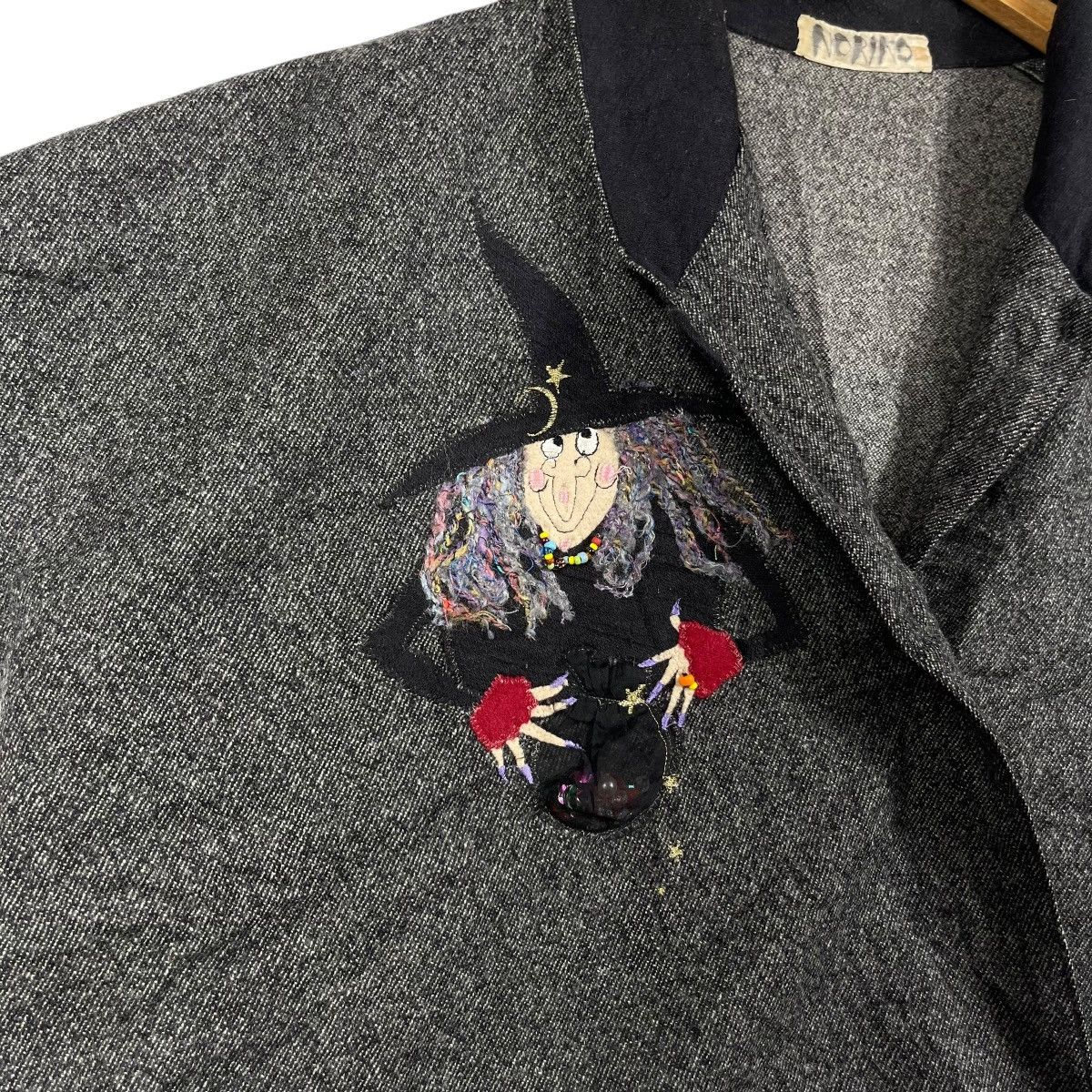 Vintage Vintage Noriko Witch Embroidery Wool Vest Japan Size US XL / EU 56 / 4 - 5 Thumbnail