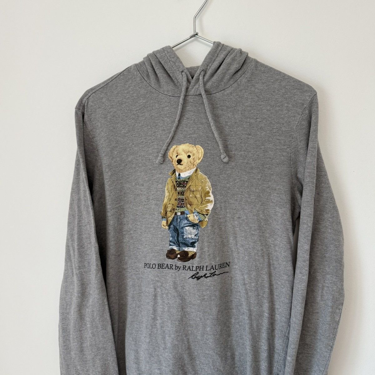 Polo Ralph Lauren Polo Ralph Lauren Polo Bear Hooded Long Sleeve Shirt Size US XS / EU 42 / 0 - 3 Thumbnail